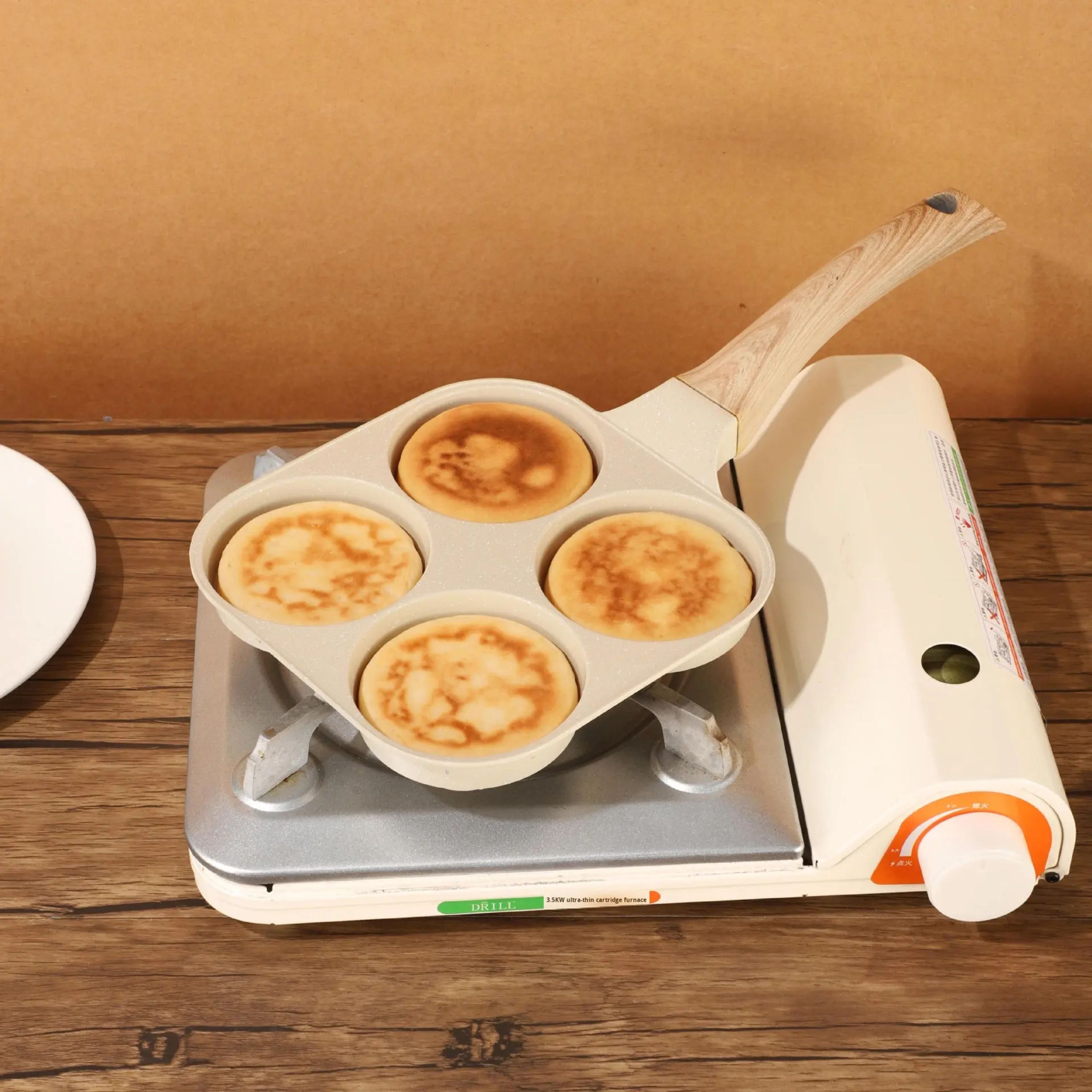 Kitcheniva Four-Hole Nonstick Egg Frying Pan