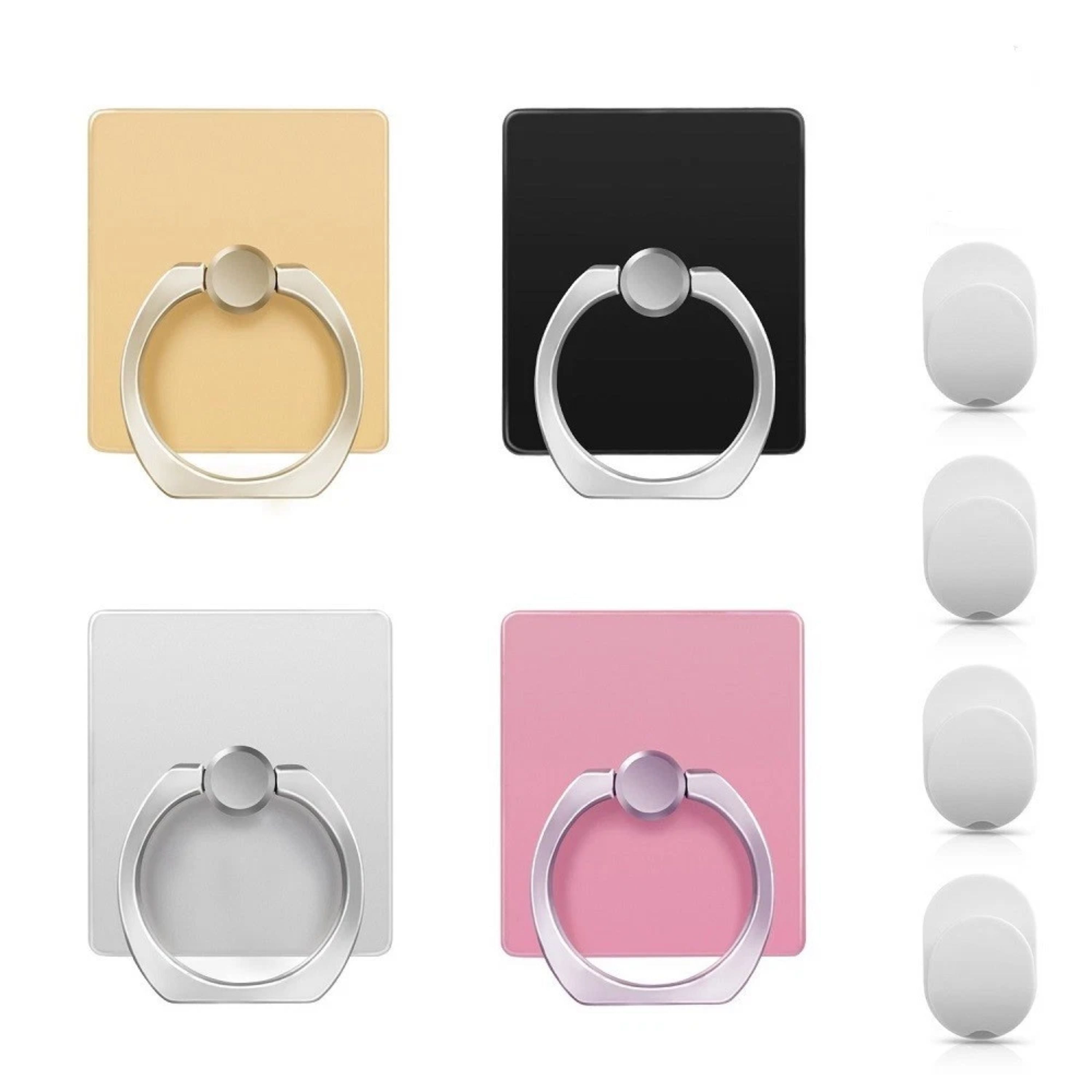 Kitcheniva 360° Universal Rotating Finger Ring Stand Holder 4 Pcs