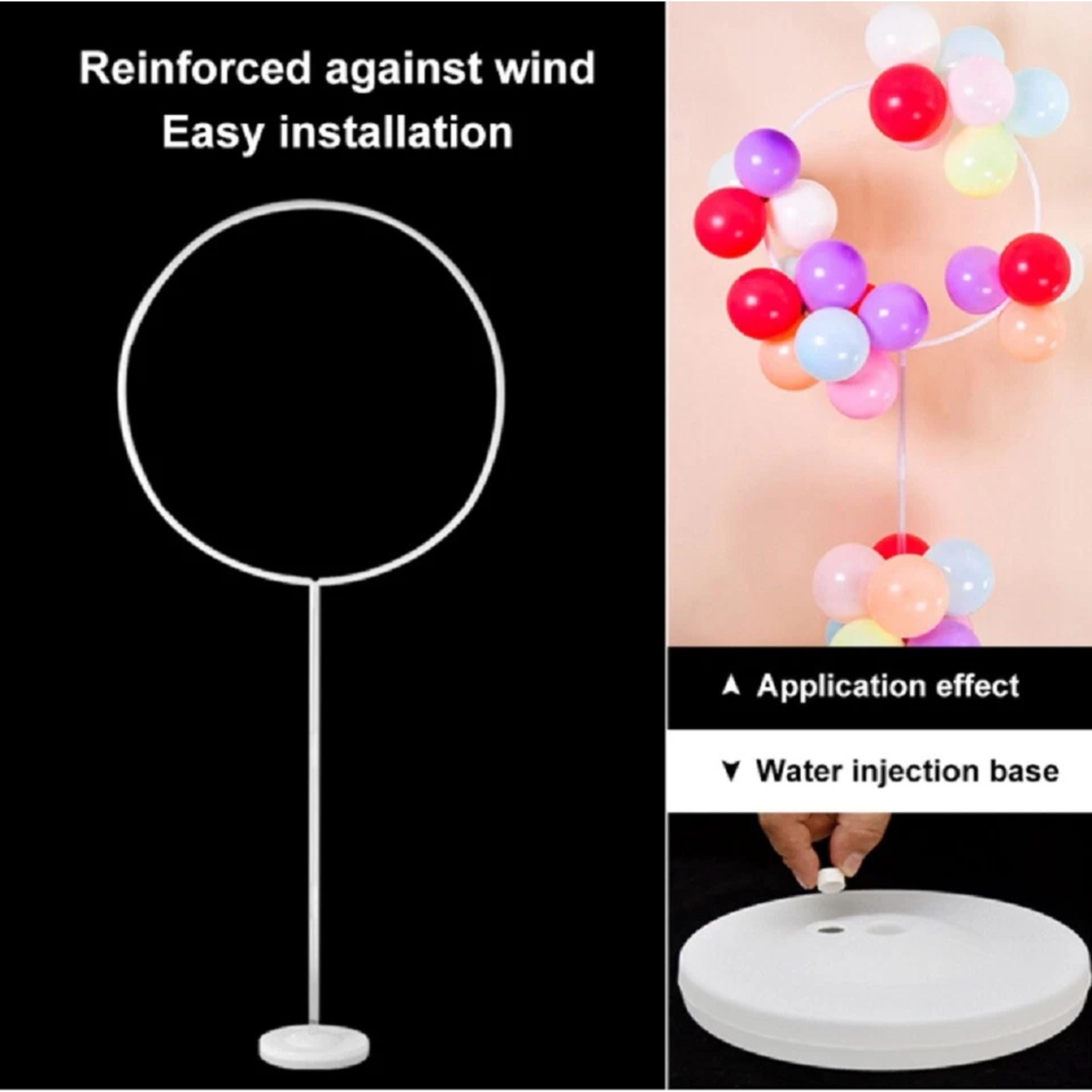 Kitcheniva Balloon Column Arch Base Stand Kit