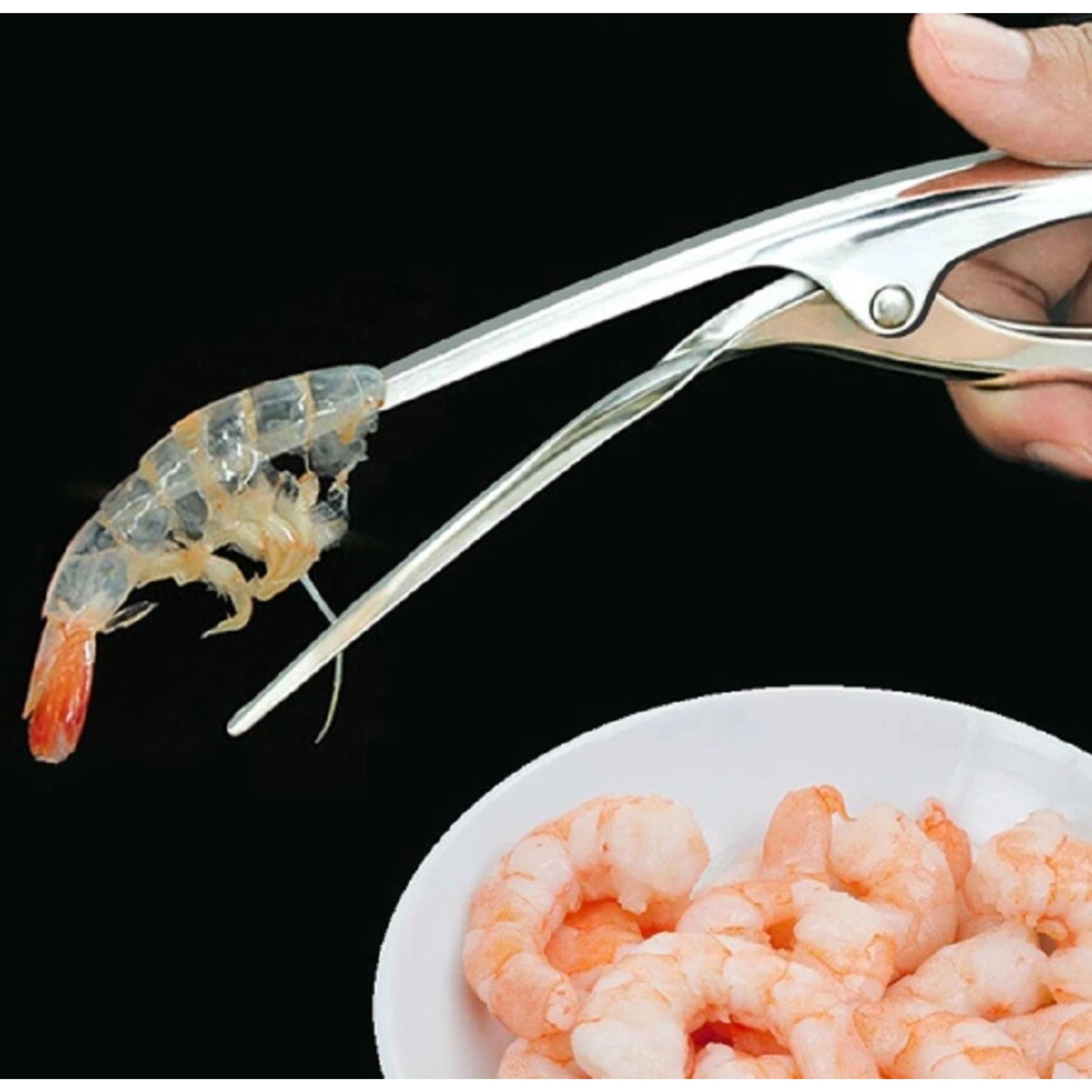Kitcheniva Stainless Steel Prawn Peeler Shrimp Deveiner