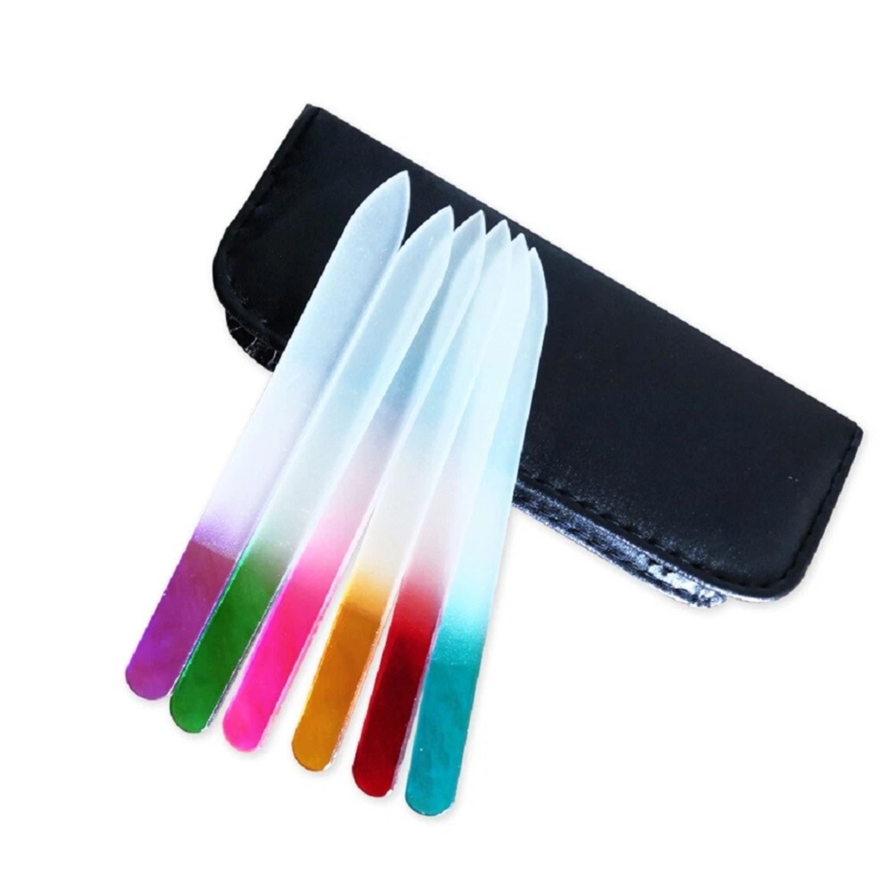 Kitcheniva Double-Sided Glass Nail File Set 6 Pcs