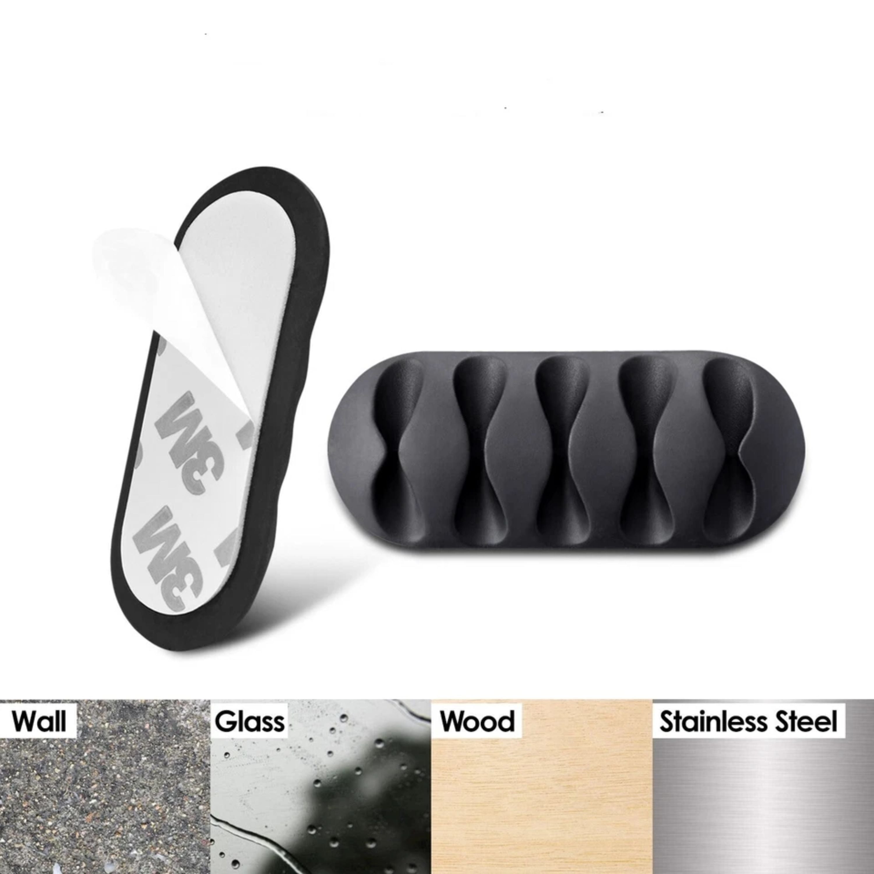 Kitcheniva Desktop Cable Clip Organizer Set 10 Pcs