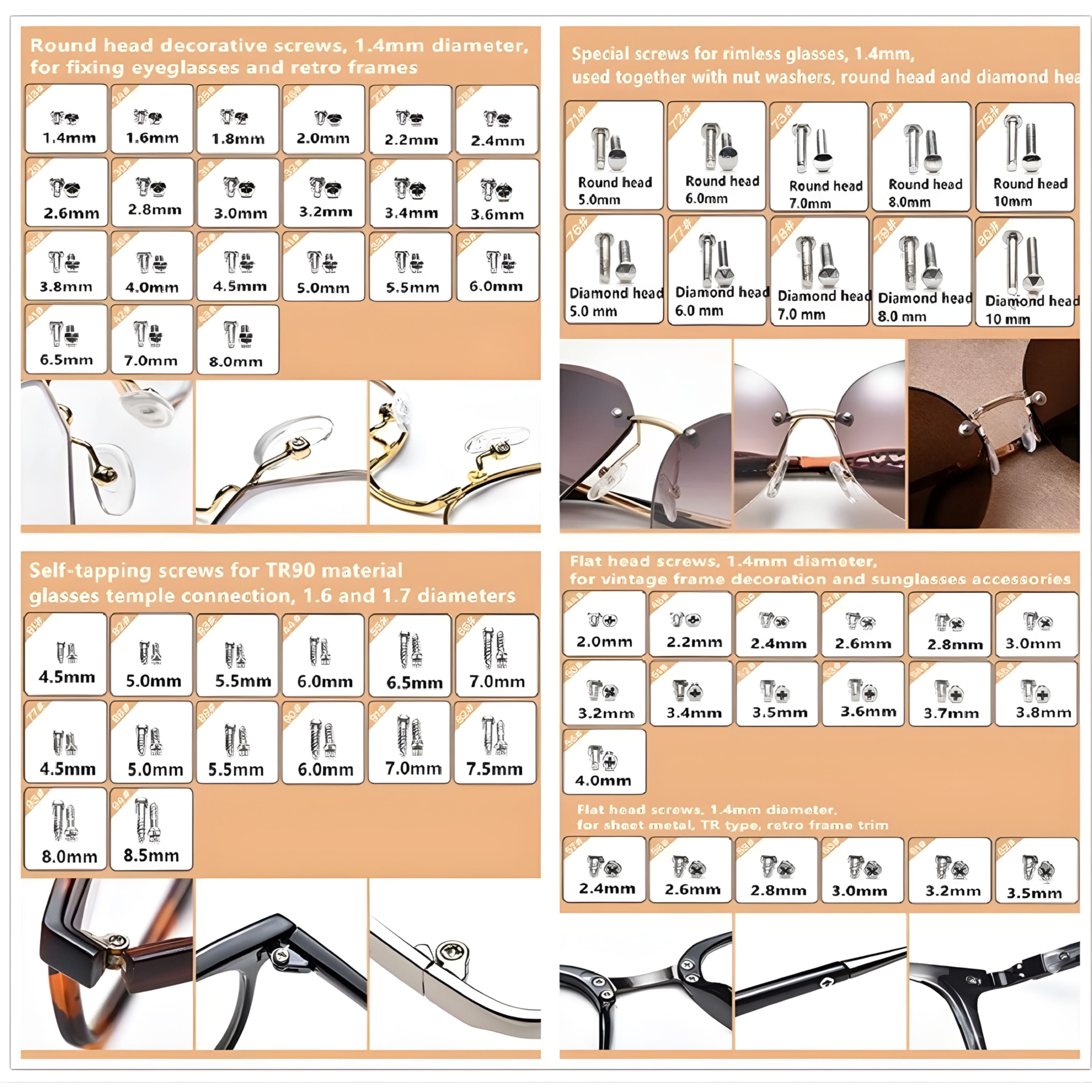 Kitcheniva Optical Repair Kit For Eyeglasses