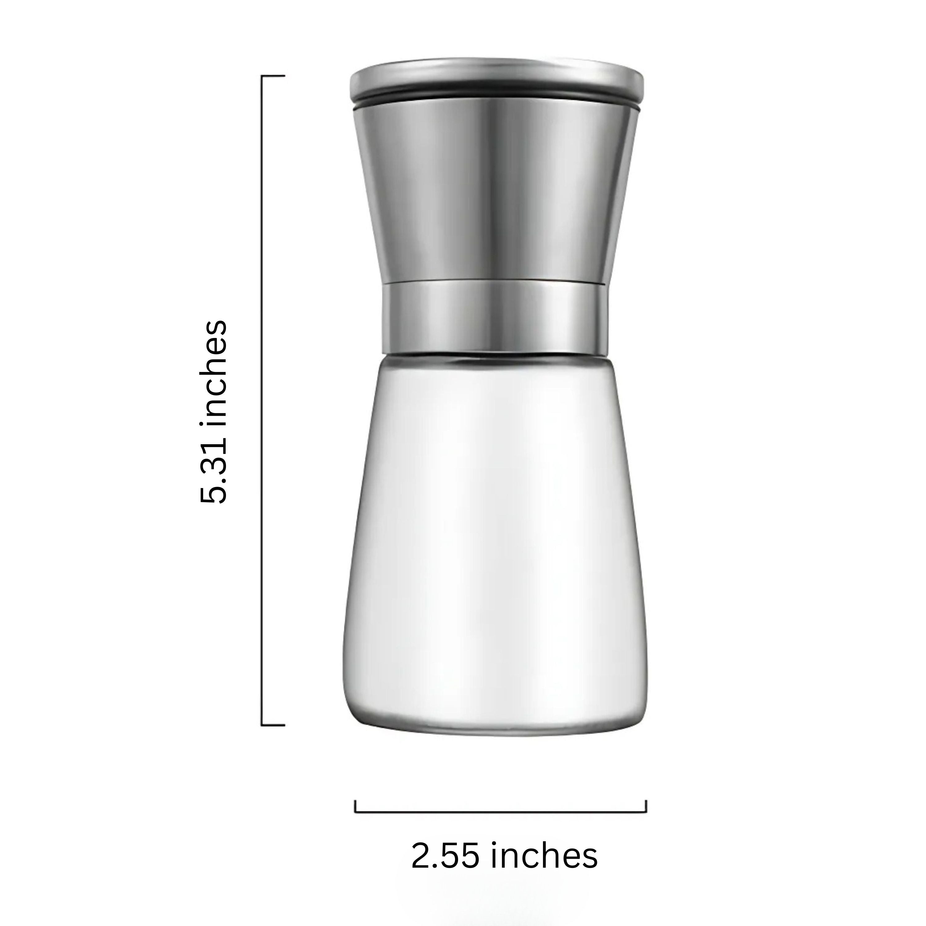 Kitcheniva Short Salt and Pepper Grinder 2 Pcs