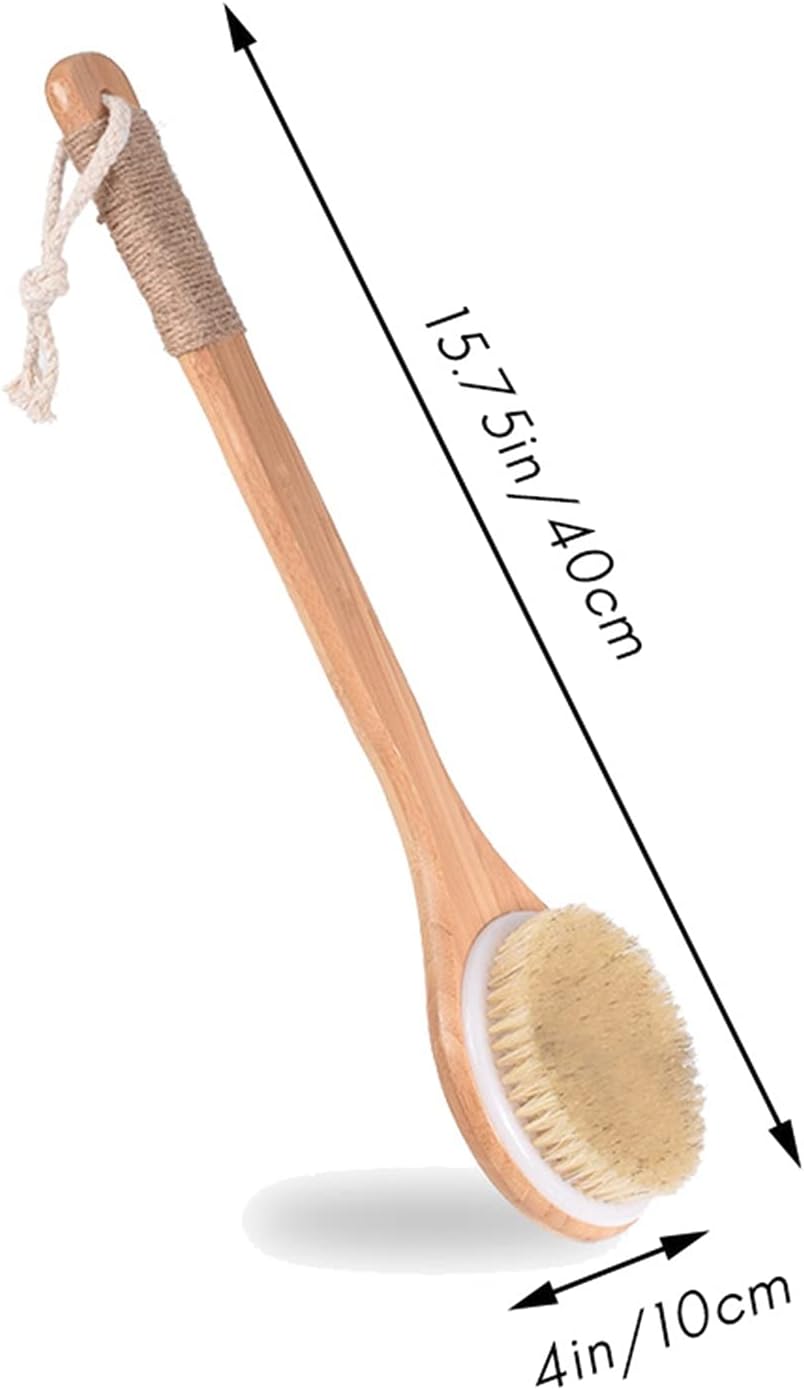 Kitcheniva Natural Wooden Bath Shower Body Back Brush