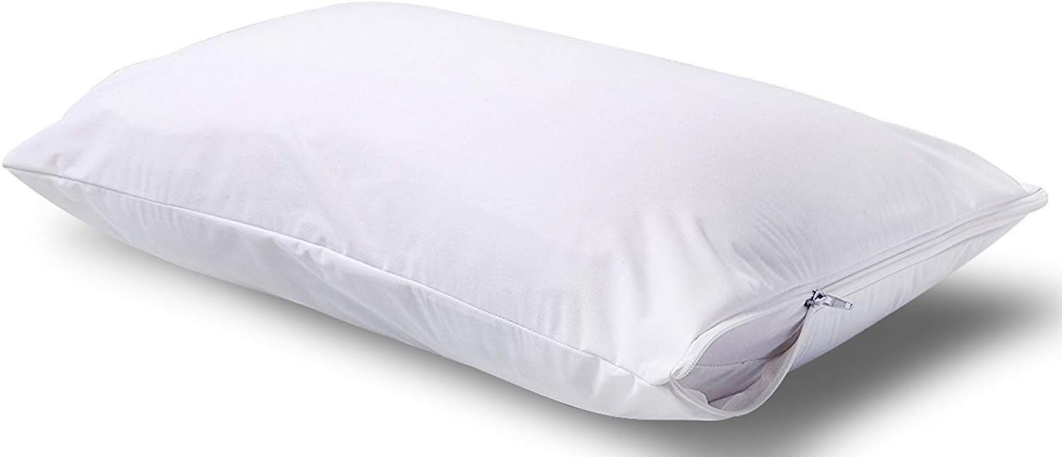 Kitcheniva Bedding Bug Proof Zippered Pillow Encasement Waterproof