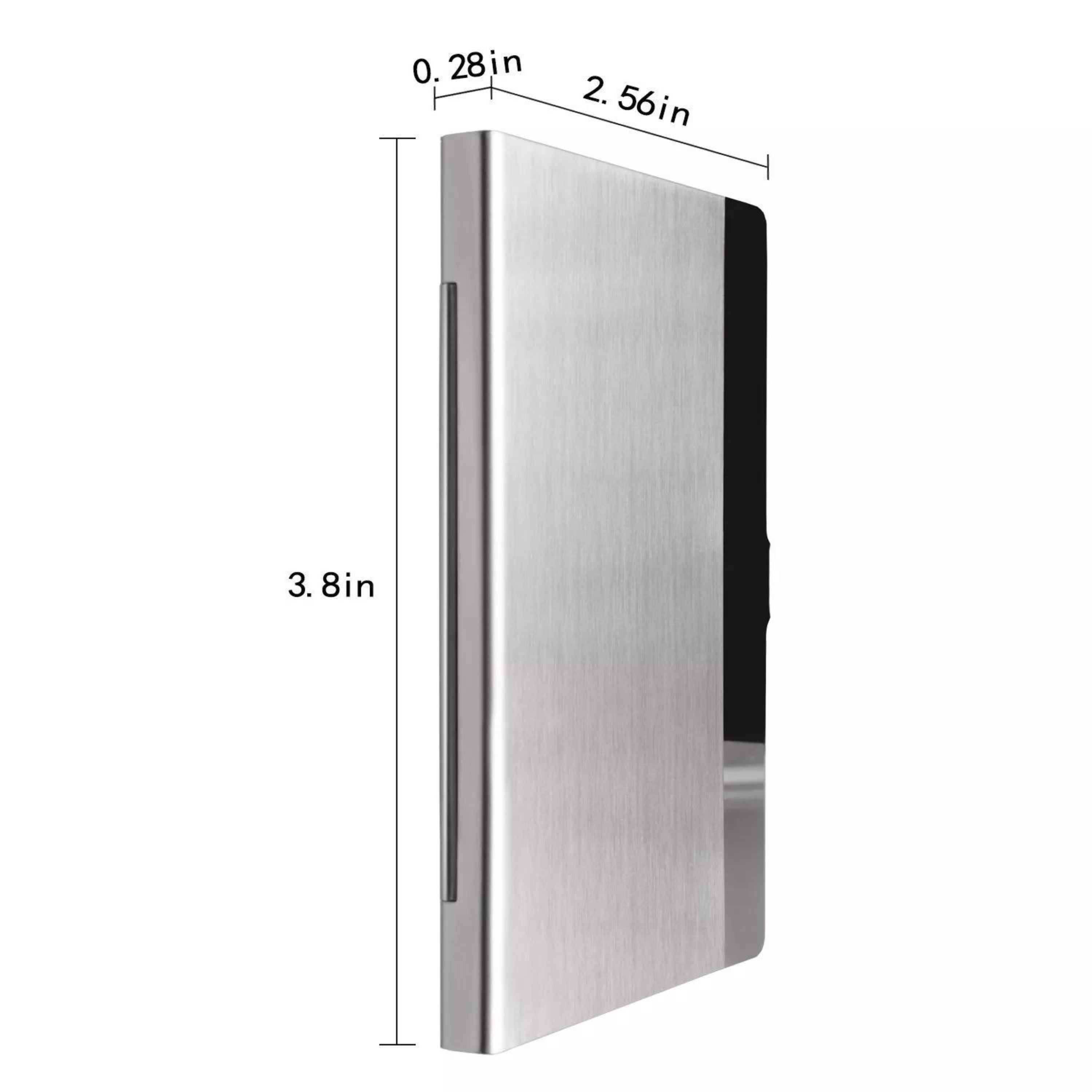 Kitcheniva Stainless Steel Card Holder Wallet Case