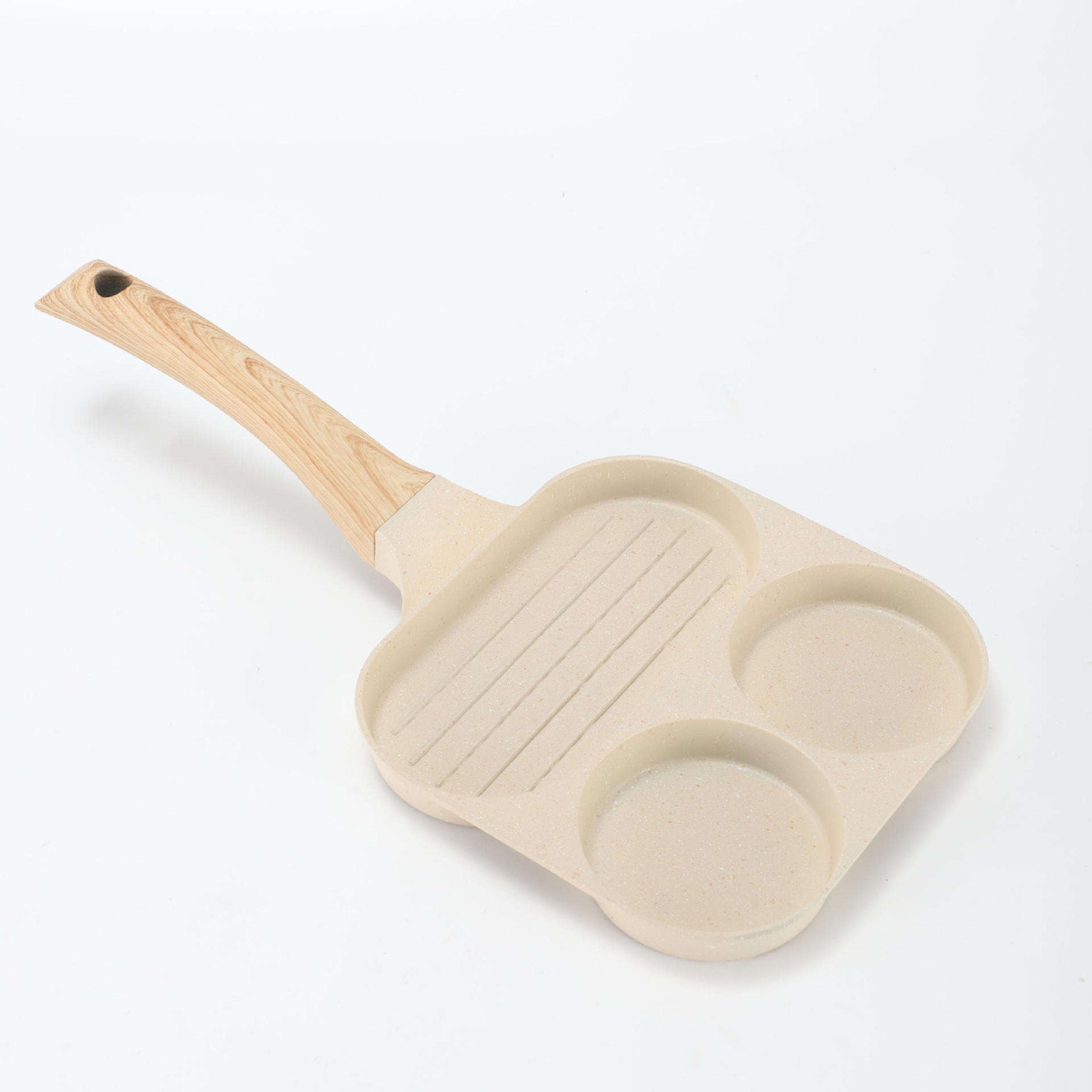 Kitcheniva Three-Hole Nonstick Egg & Sausage Frying Pan