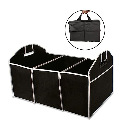 Kitcheniva Trunk Cargo Organizer Collapsible Storage Bin Bag