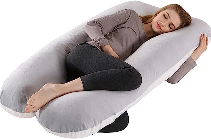 Kitcheniva Pregnancy Body Pillow Contoured U Shape Extra Comfort