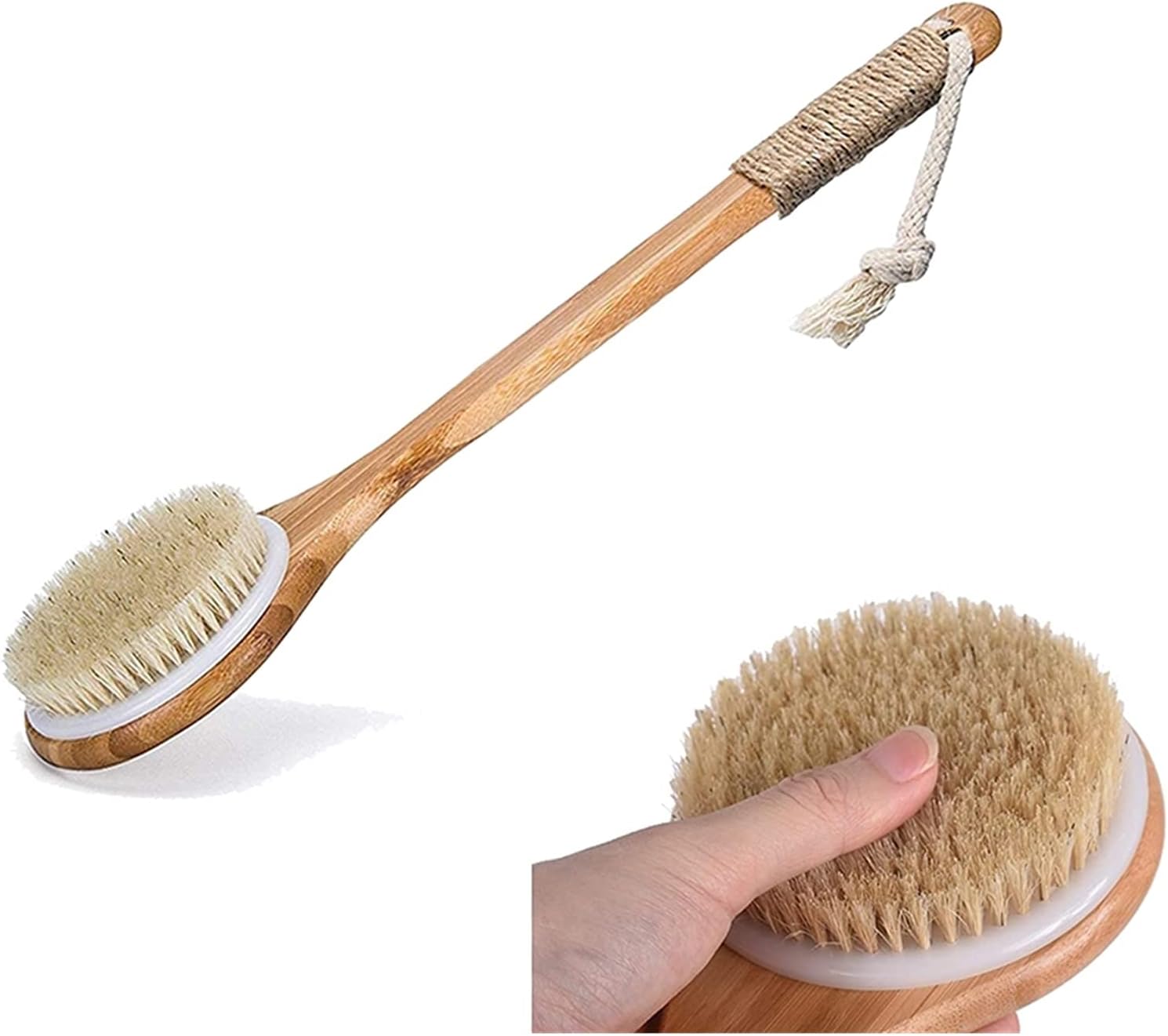 Kitcheniva Natural Wooden Bath Shower Body Back Brush