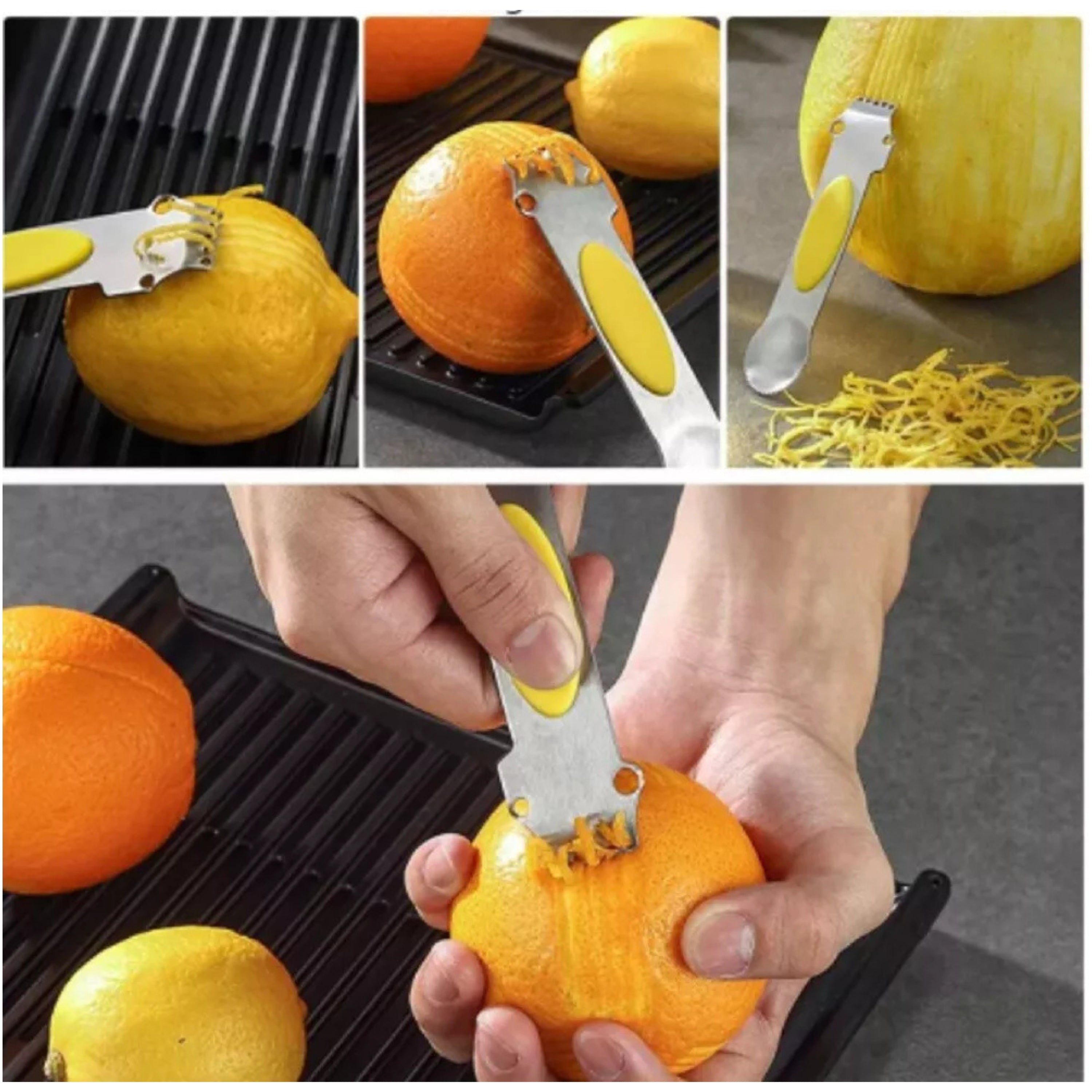 Kitcheniva 3-in-1 Lemon Zester Grater