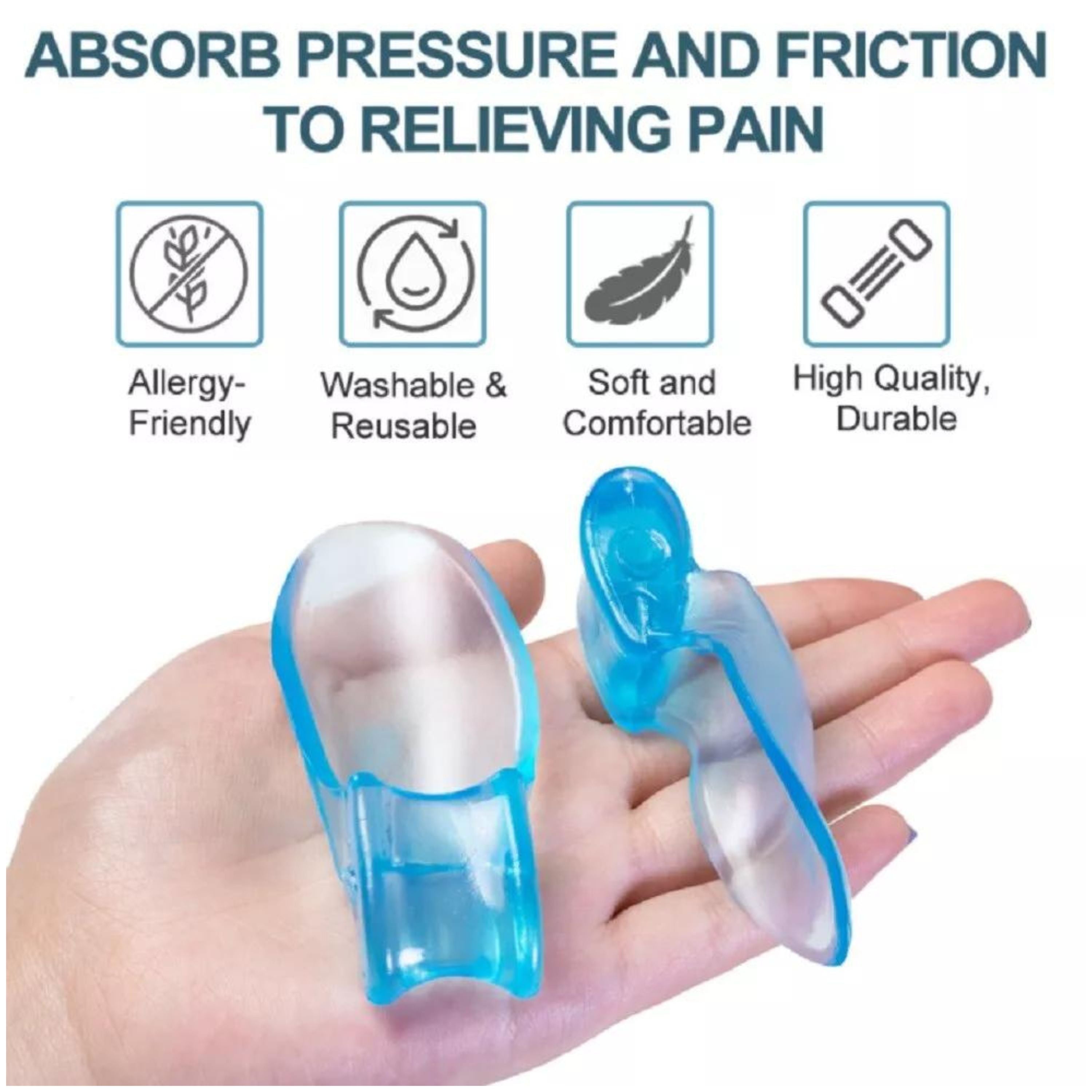 Kitcheniva Silicone Gel Bunion Corrector & Toe Separator 1 Pair