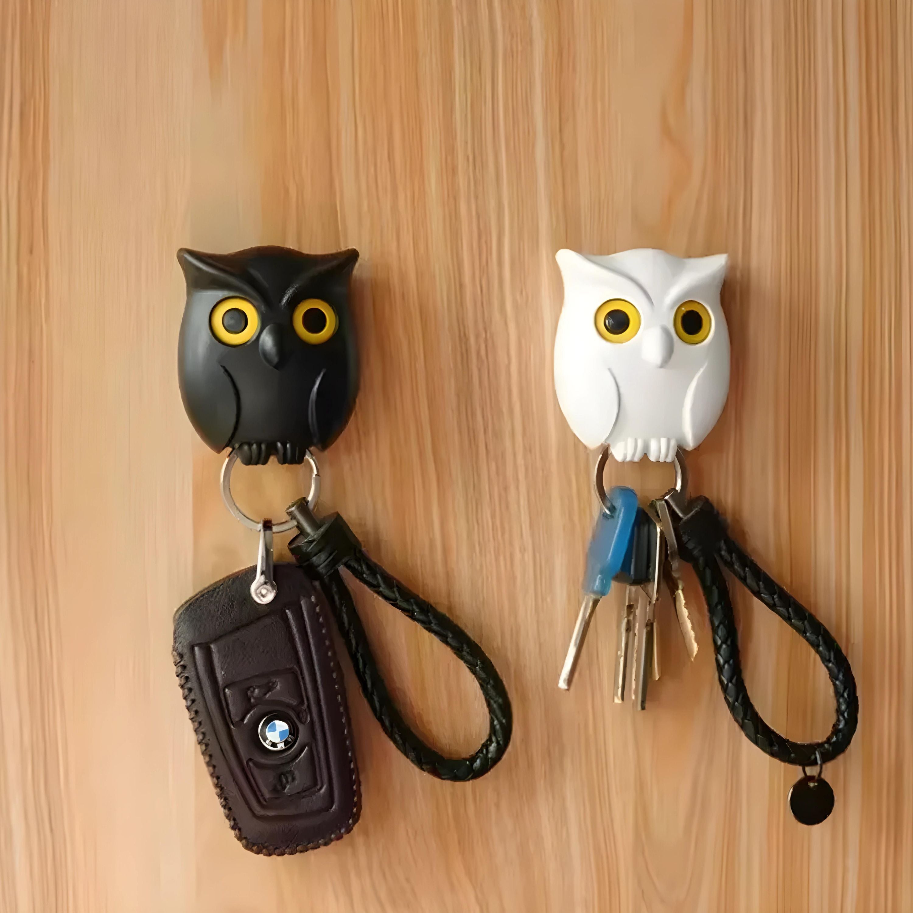 Kitcheniva Creative Owl Key Hanger Hook Set 3 Pcs