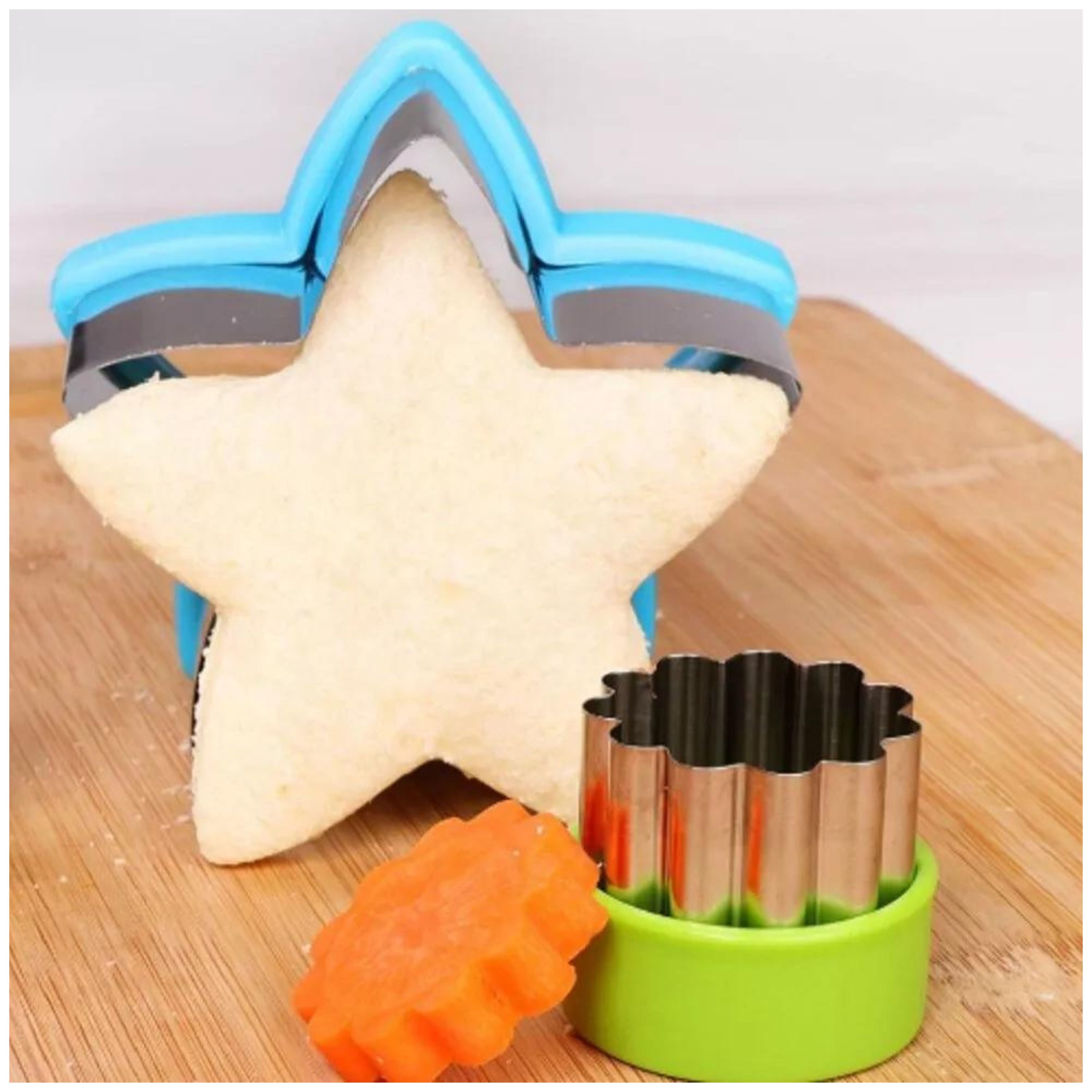 Kitcheniva Stainless Steel Cookie Biscuit Cutter Set