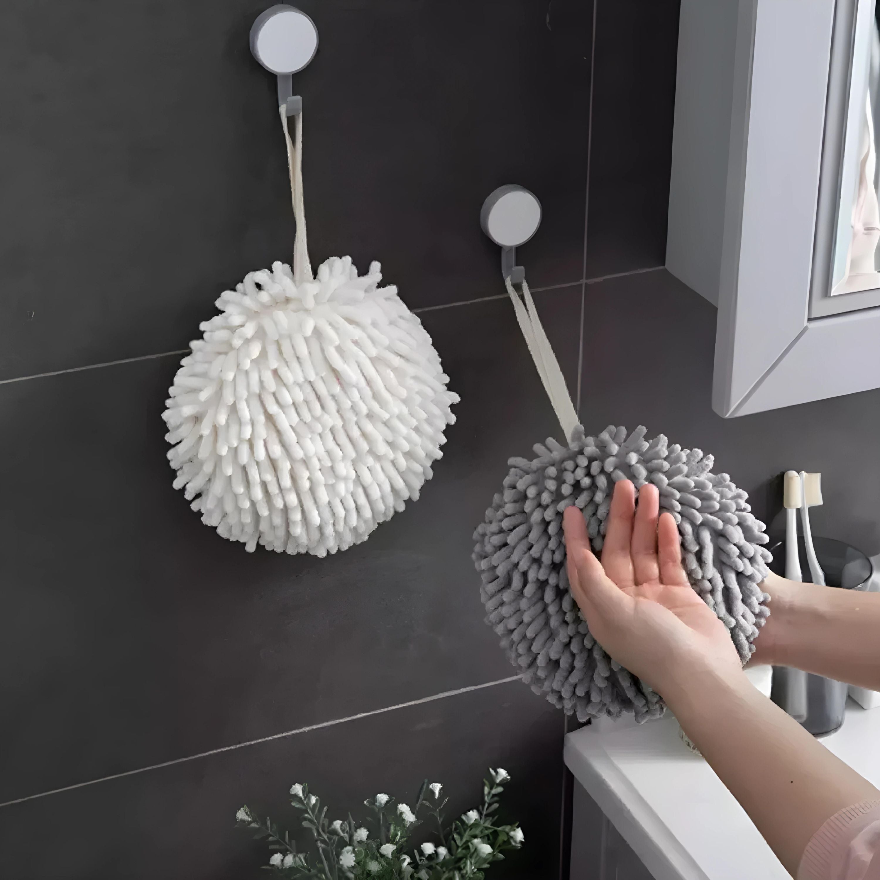Kitcheniva Super Absorbent Hand Towel Ball 3 Pcs