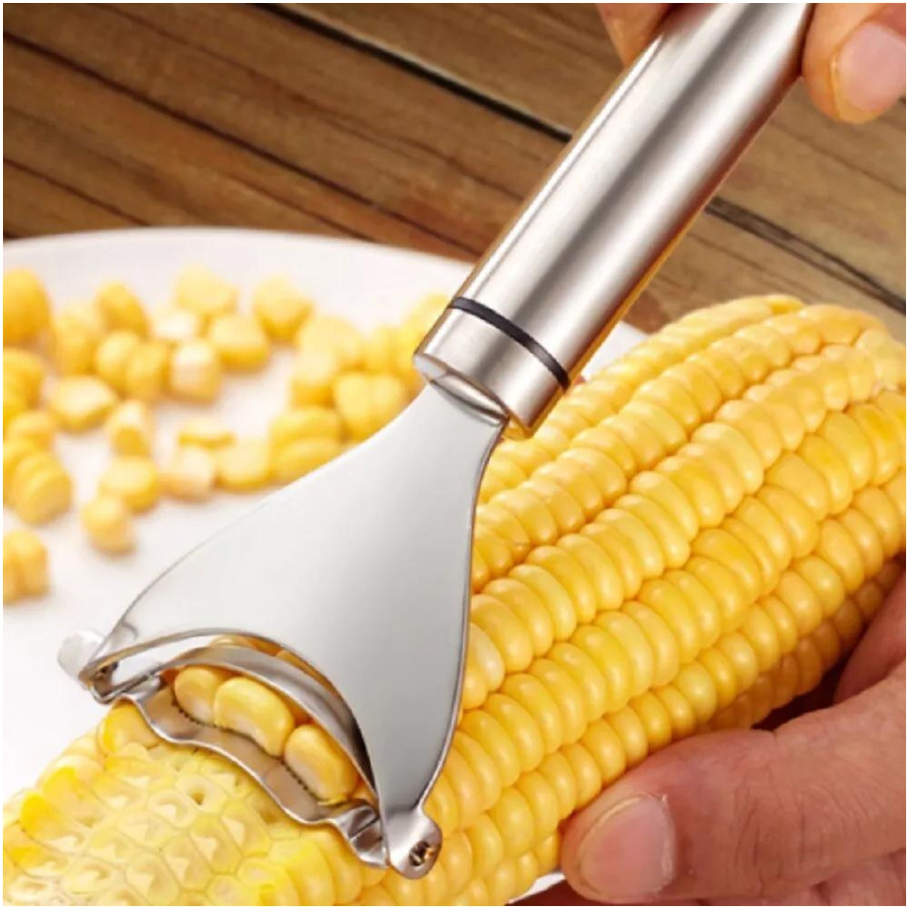 Kitcheniva Stainless Steel Corn Cob Peeler