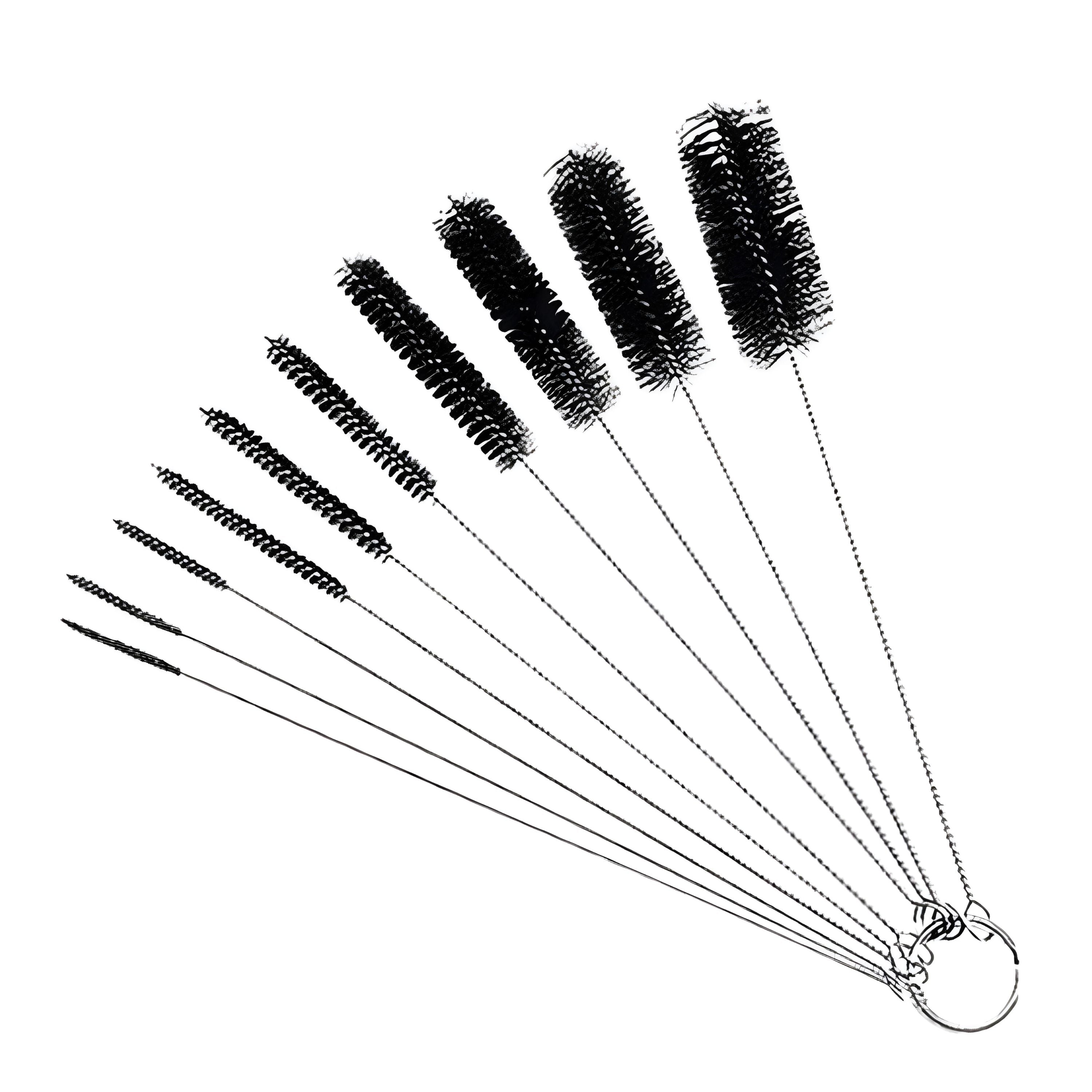Kitcheniva Nylon Straw Cleaning Brush Set 10 Pcs