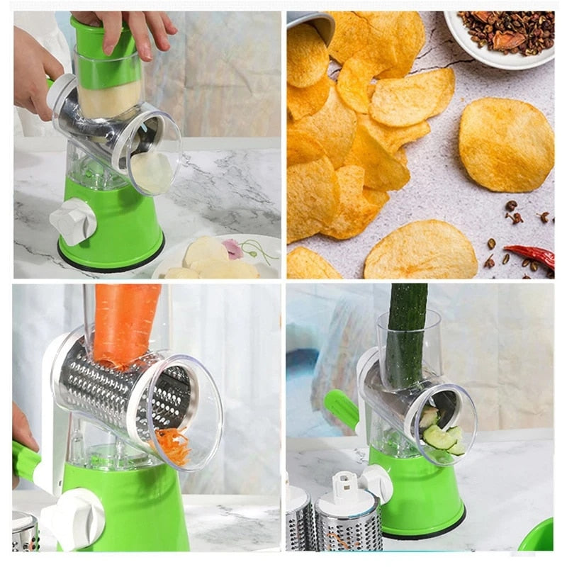 Multifunctional Hand Crank Vegetable Cutter