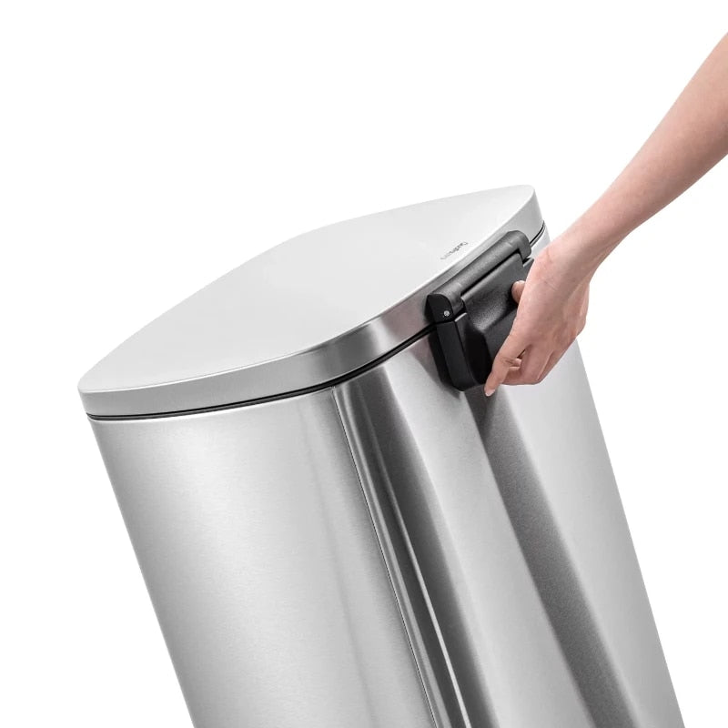 Kitcheniva Stainless Steel Step On Trash Can 13.2 Gallon