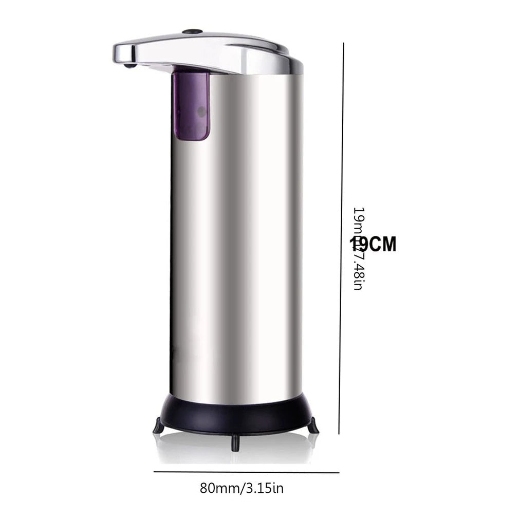 Kitcheniva Touchless Stainless Steel Handsfree Automatic IR Sensor Soap Liquid Dispenser