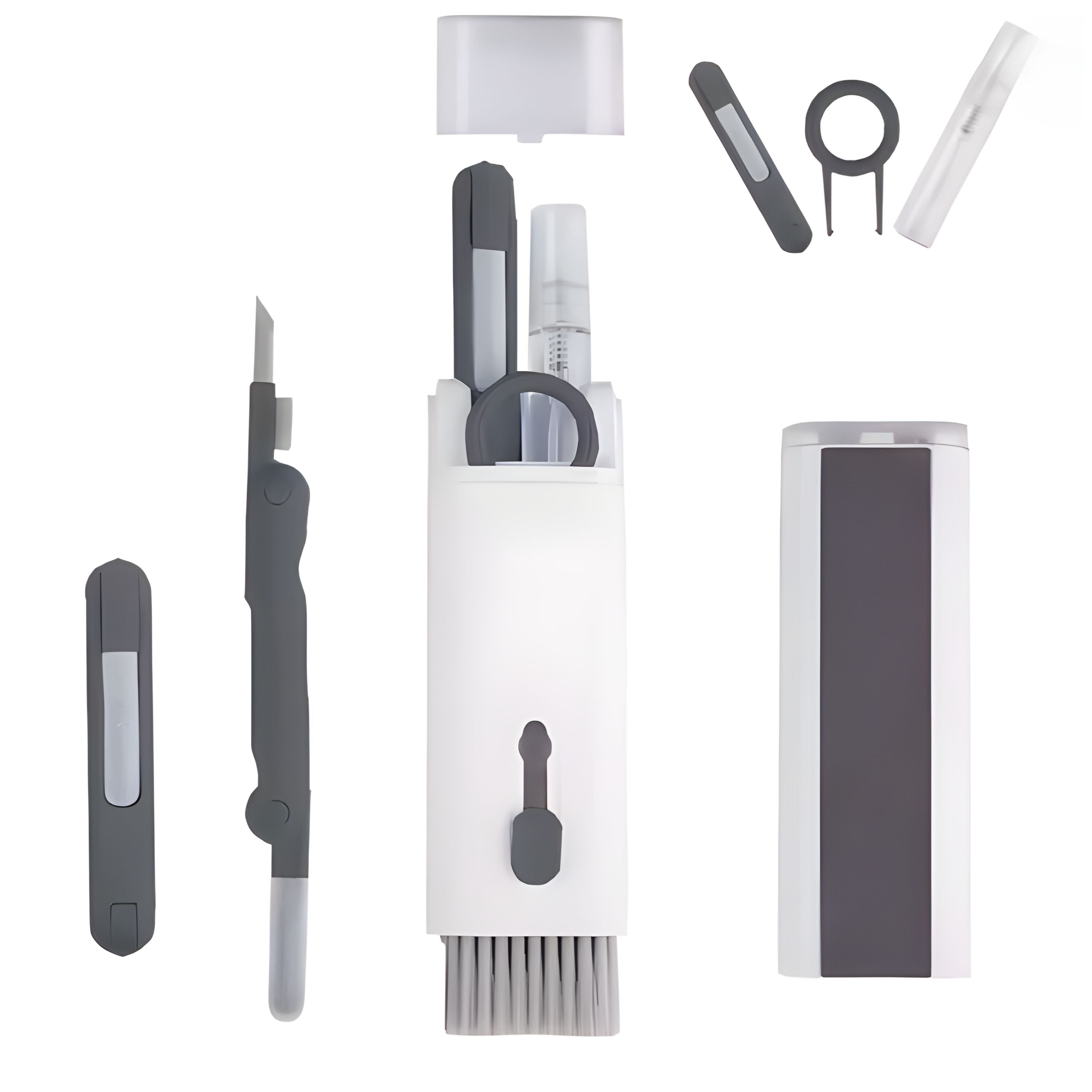 7-in-1 Keyboard & Electronics Cleaning Kit – Keycap Puller, Brush, Earbud Cleaning Pen for Laptop, PC, Headset