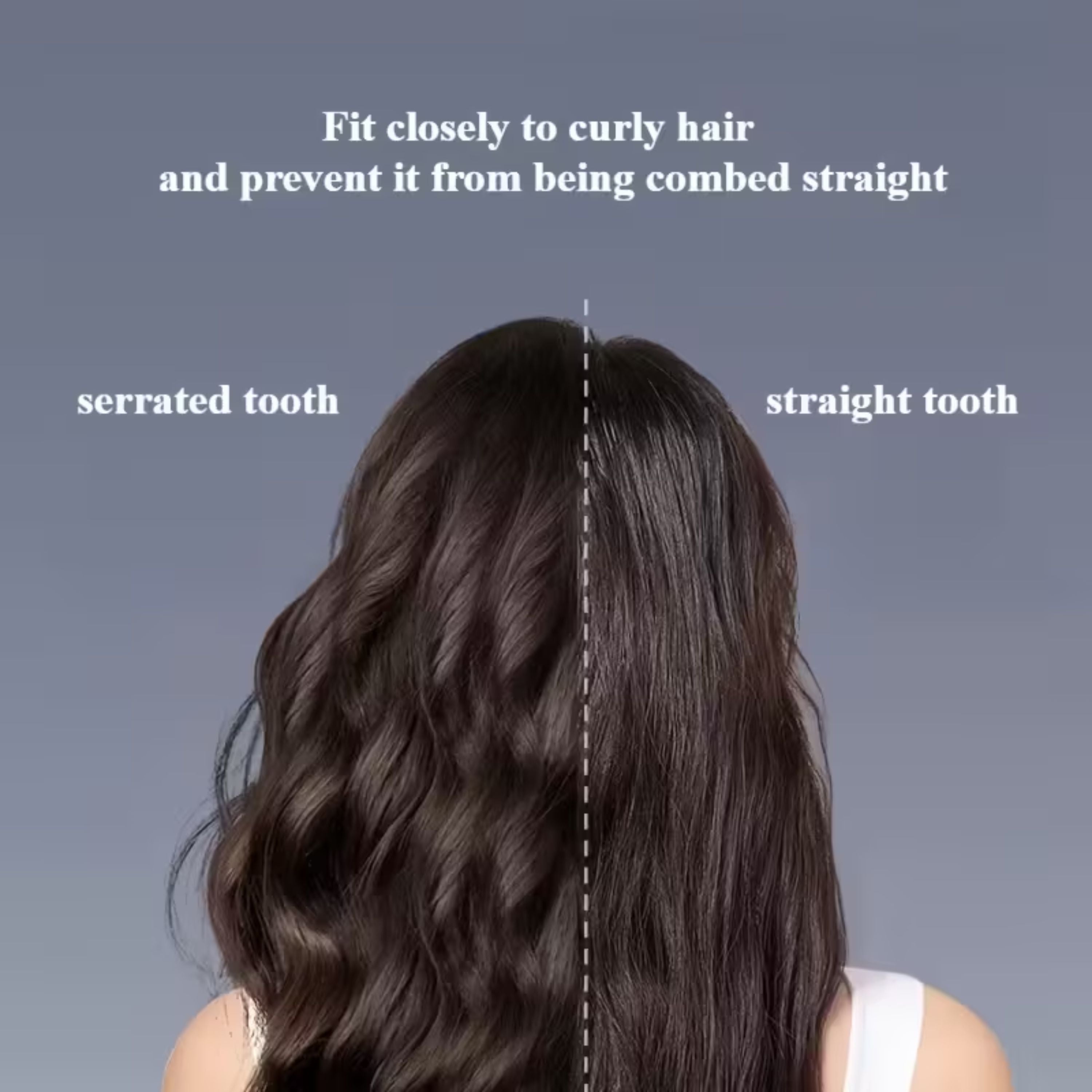 Kitcheniva Dual Wide Tooth Detangling Hair Comb 1 Pcs, Ocean Green