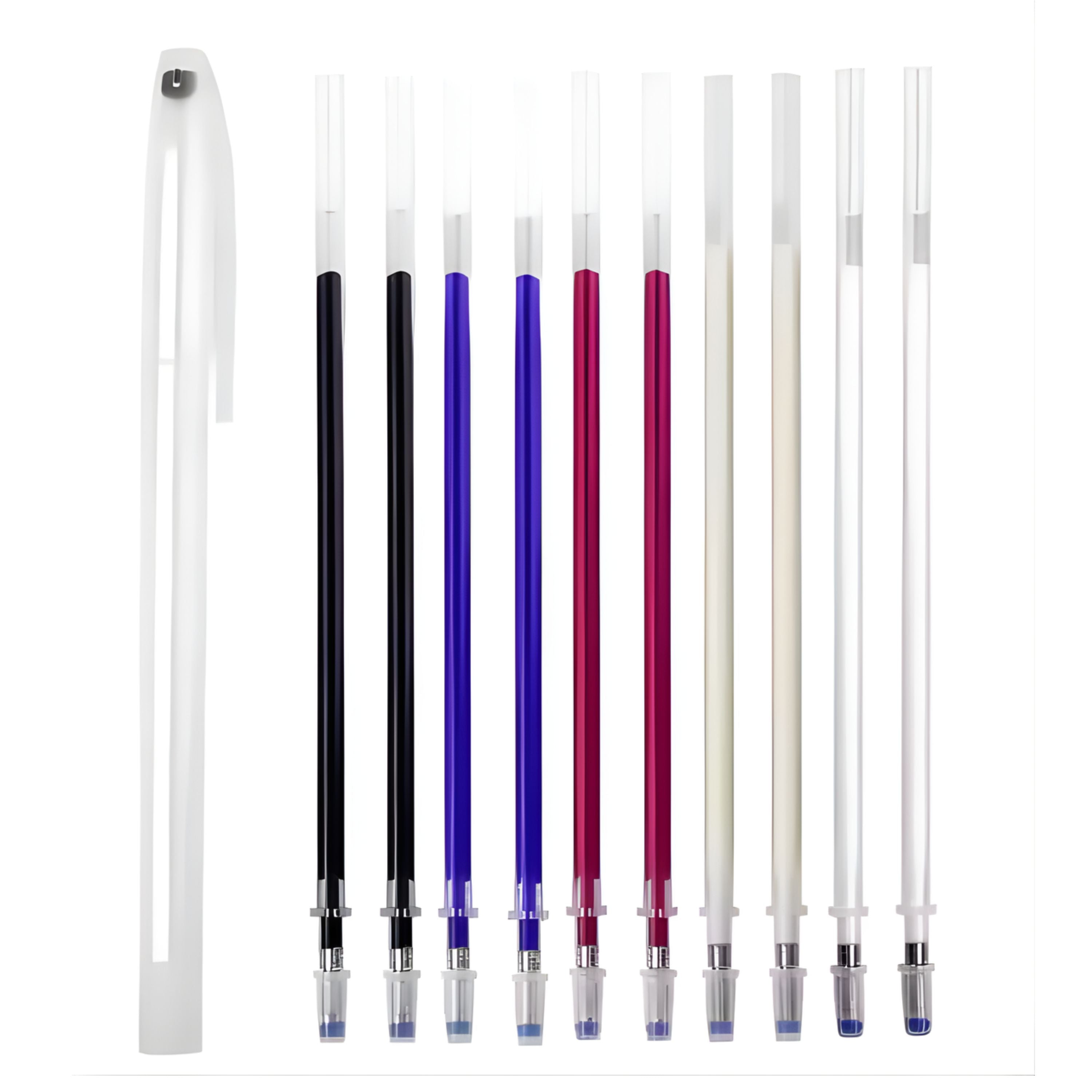 Kitcheniva Heat Erasable Fabric Pen for Sewing 10 Pcs - Disappearing Ink with Heat Application