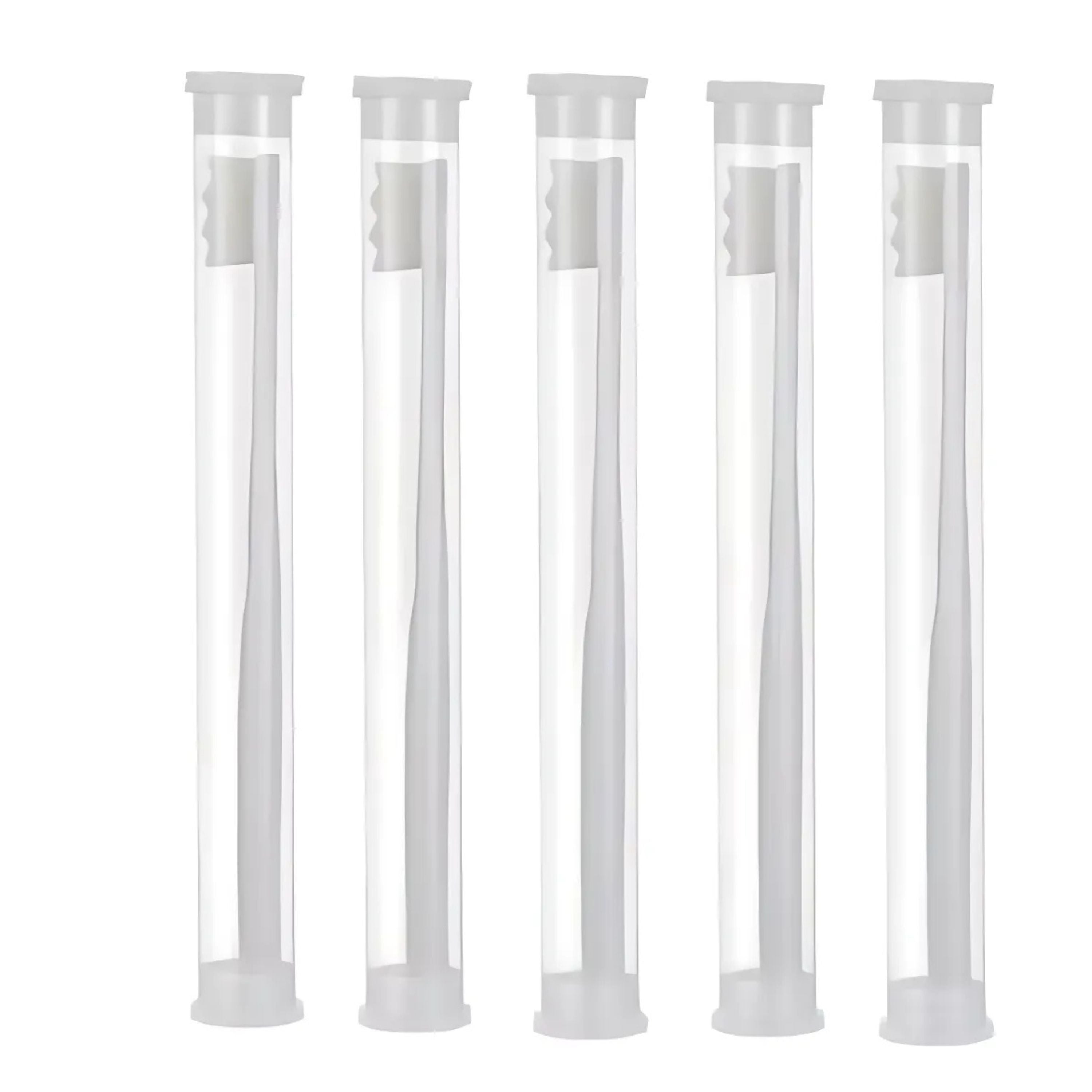 Kitcheniva 5 Pack Ultra-Fine Bristle Toothbrush for Sensitive Teeth, White