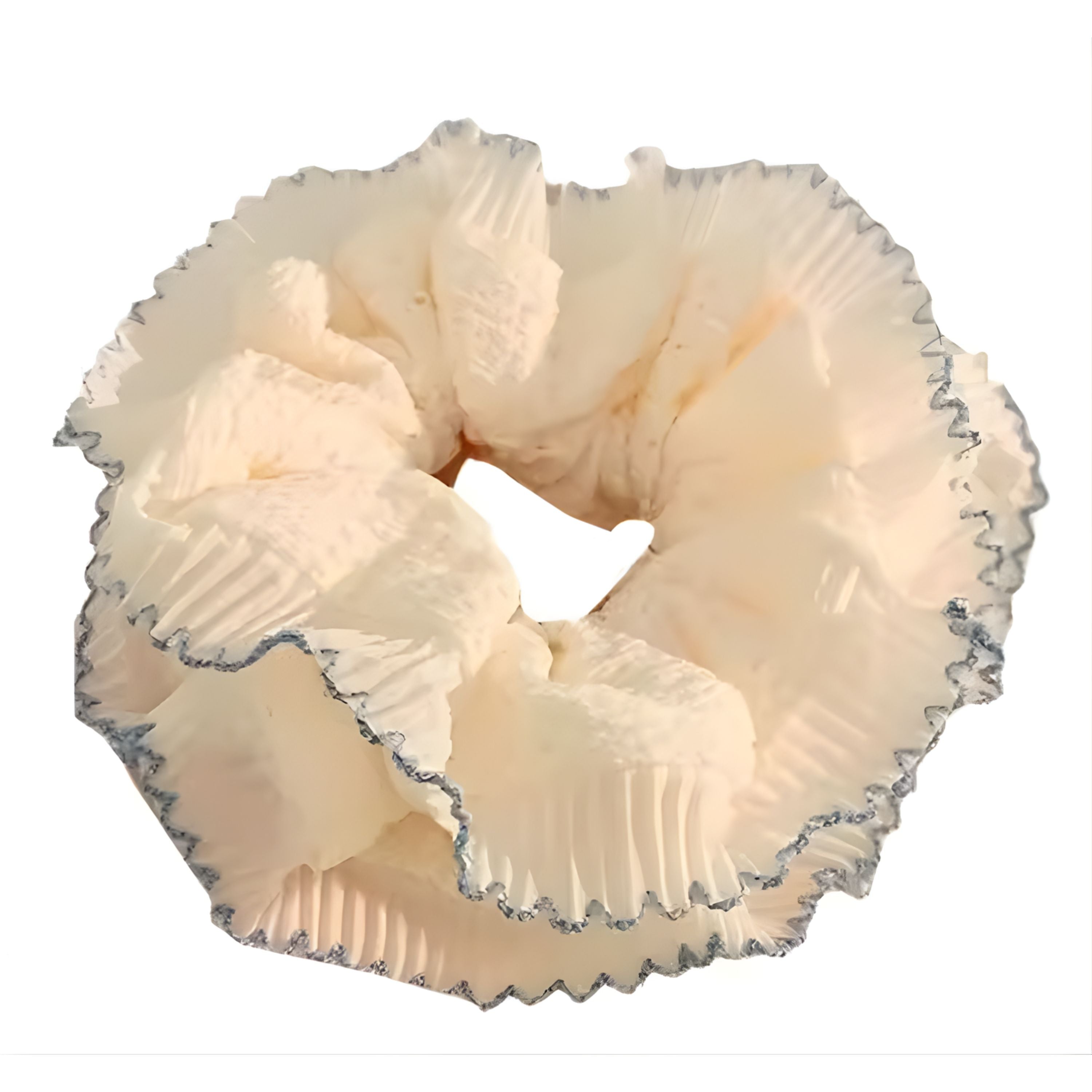 Kitcheniva Large Double-Layer Scrunchie 1 Pcs, Blue Lace