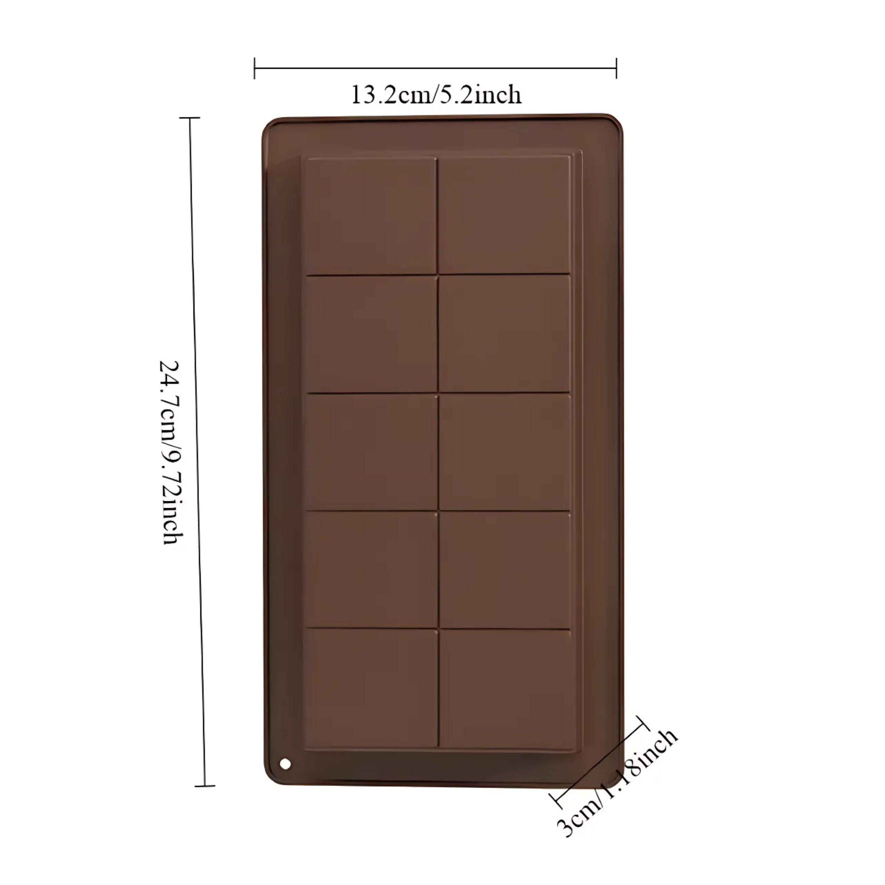 Kitcheniva Silicone Chocolate Bar Mold 1 Pcs