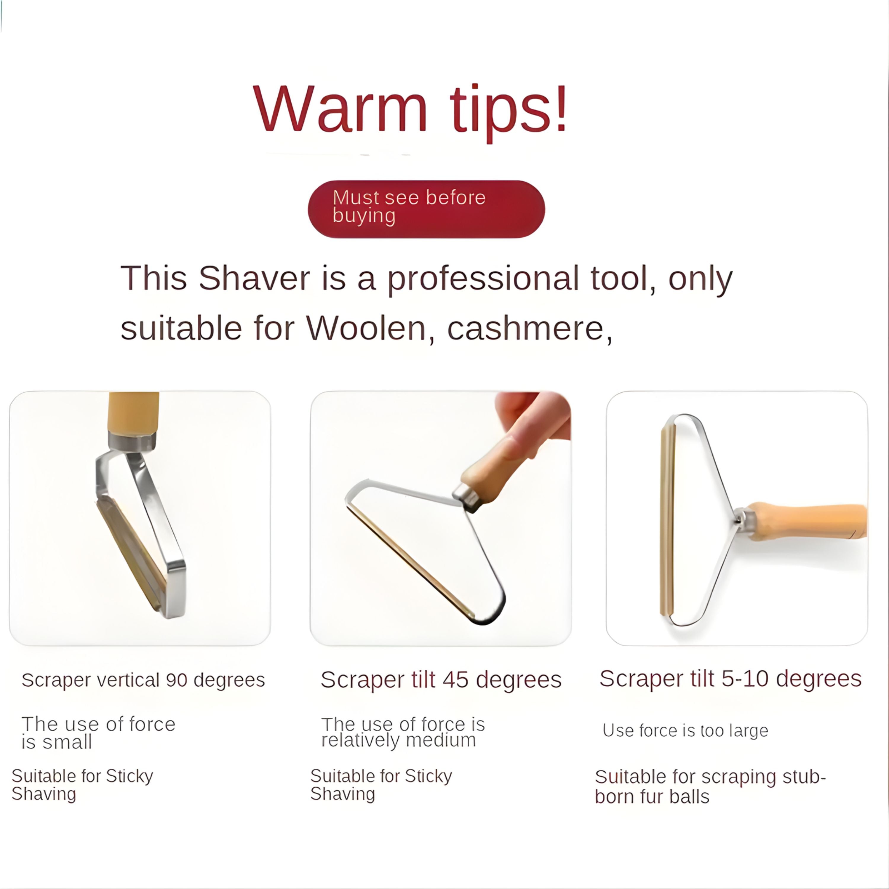 Kitcheniva Manual Lint Remover - Removes Dust, Pet Hair & Lint