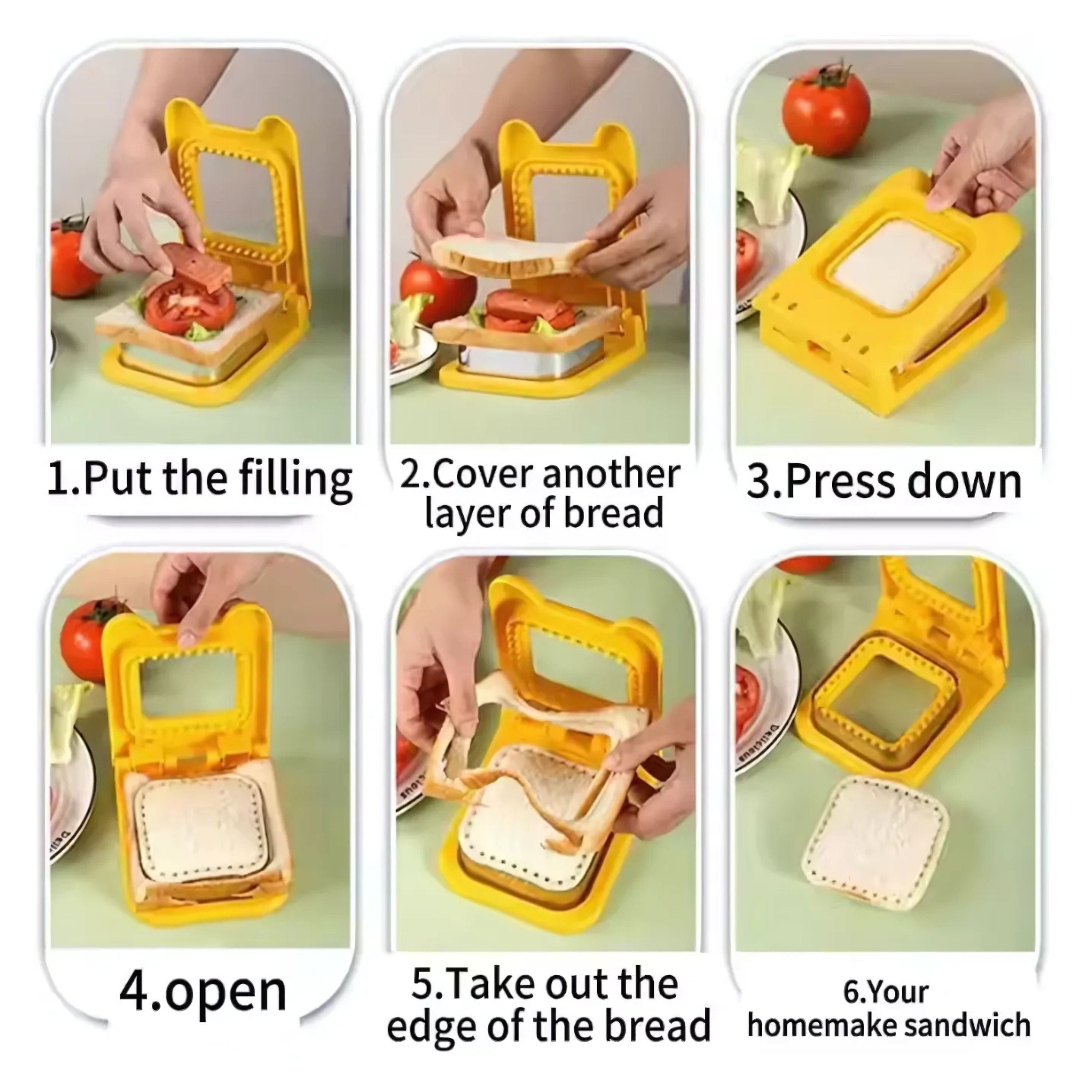 Kitcheniva Square Sandwich Cutter