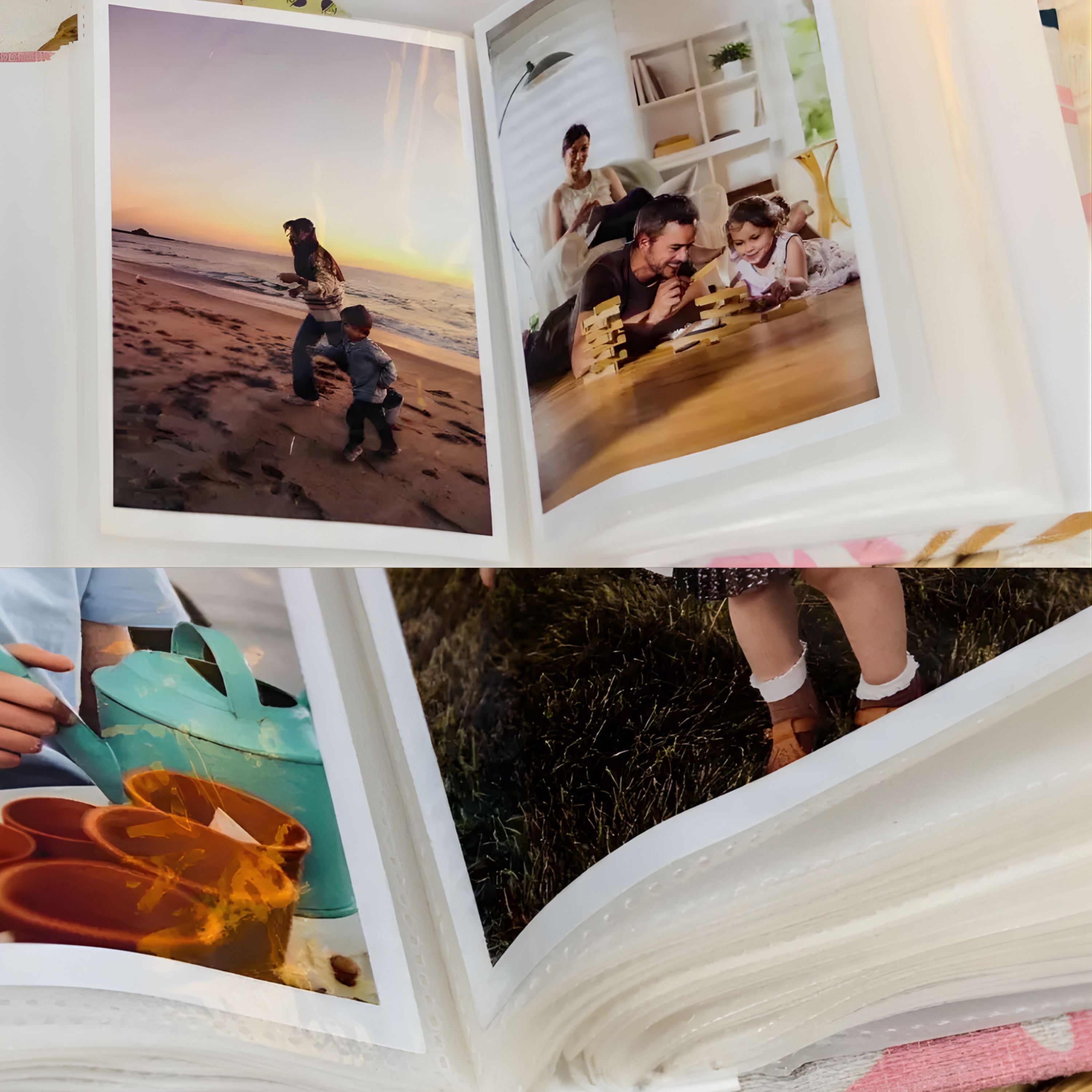 Kitcheniva Small Linen Cover Photo Album for 100 Photos, 4x6 Photo Album, Tree Design