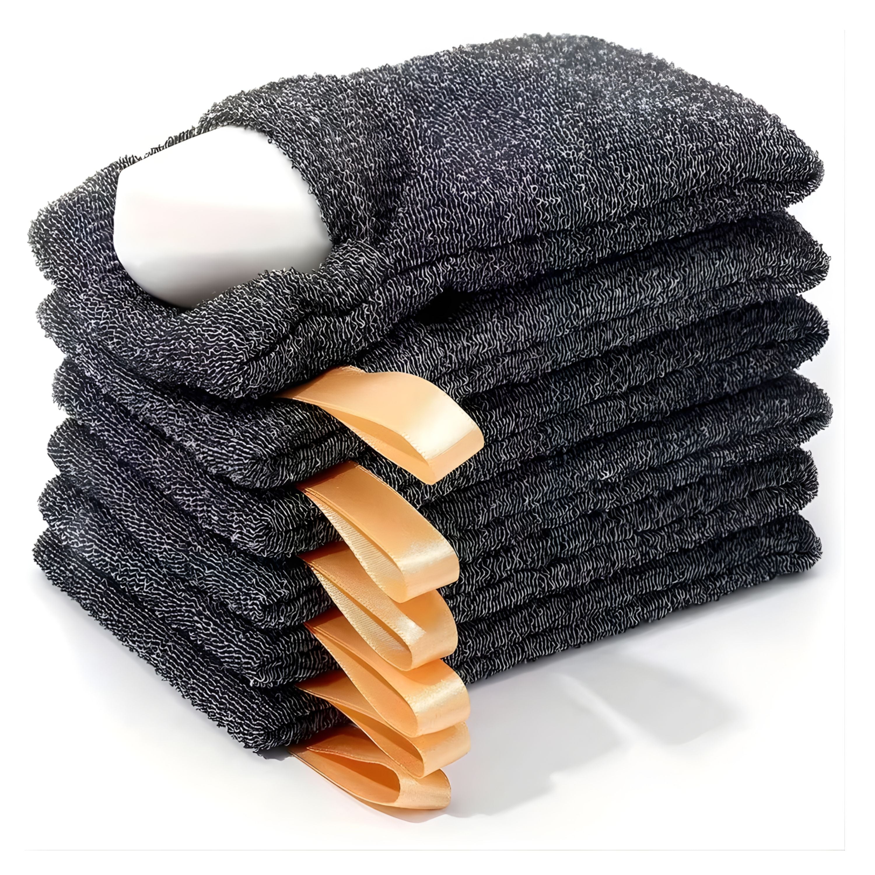 Kitcheniva Exfoliating Soap Saver Pouch with Wrist Strap 6 Pcs