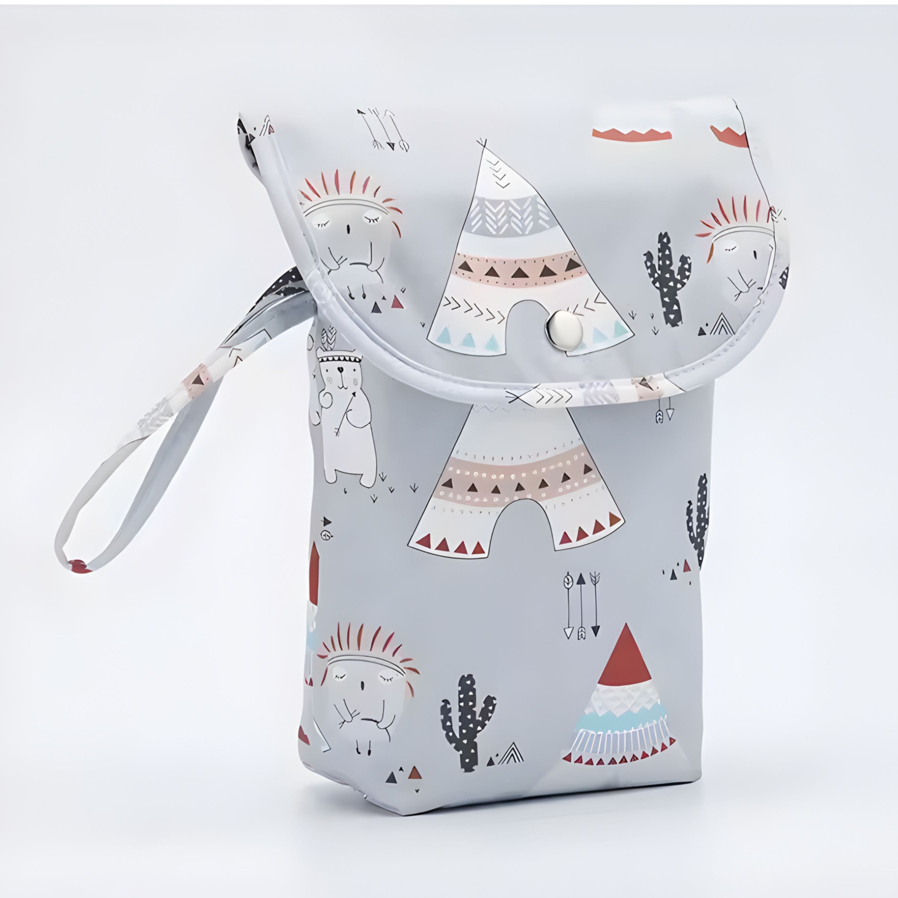 Kitcheniva Small Waterproof Baby Diaper Storage Bag, Cartoon Design