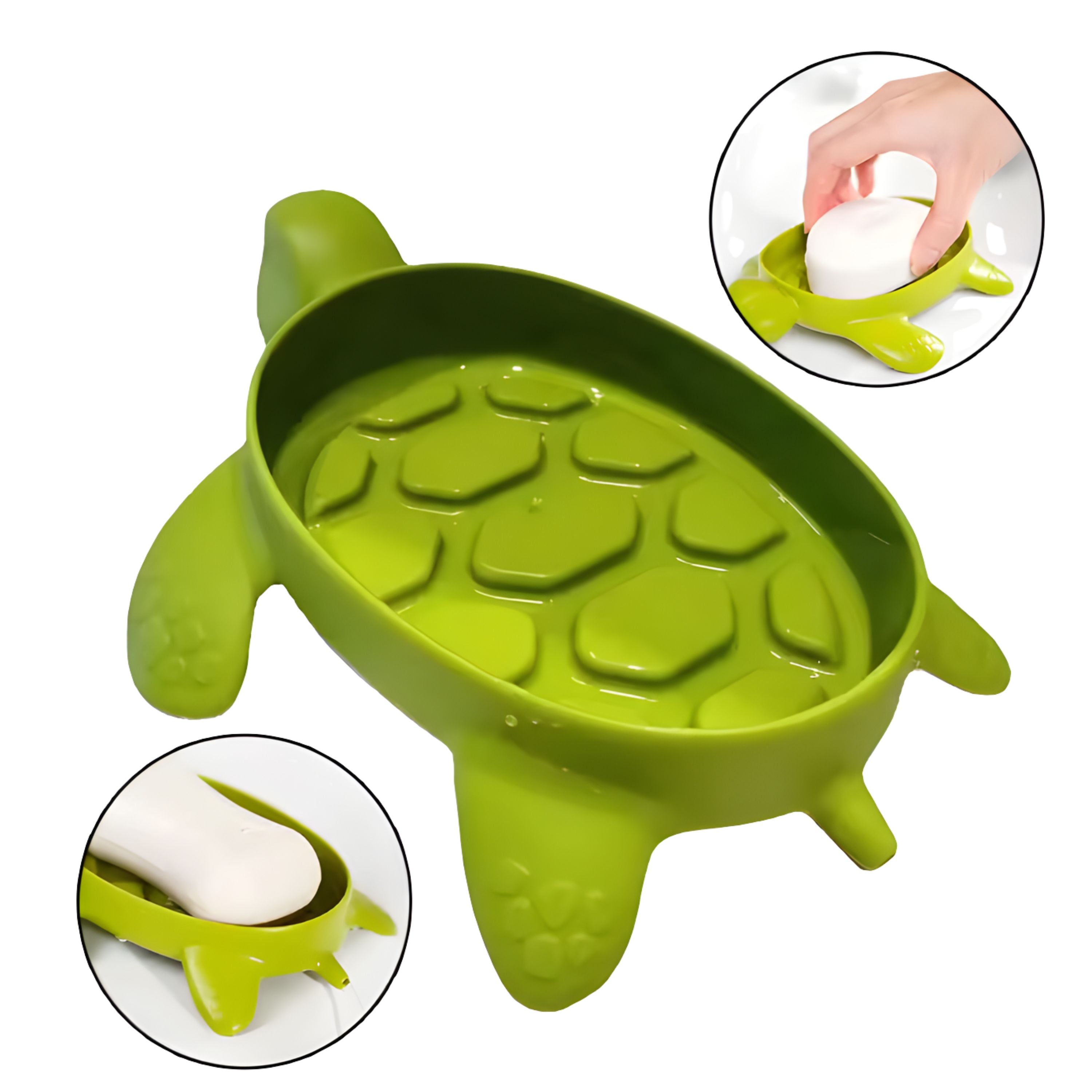 Kitcheniva Self-Draining Turtle Soap Dish 1 Pcs