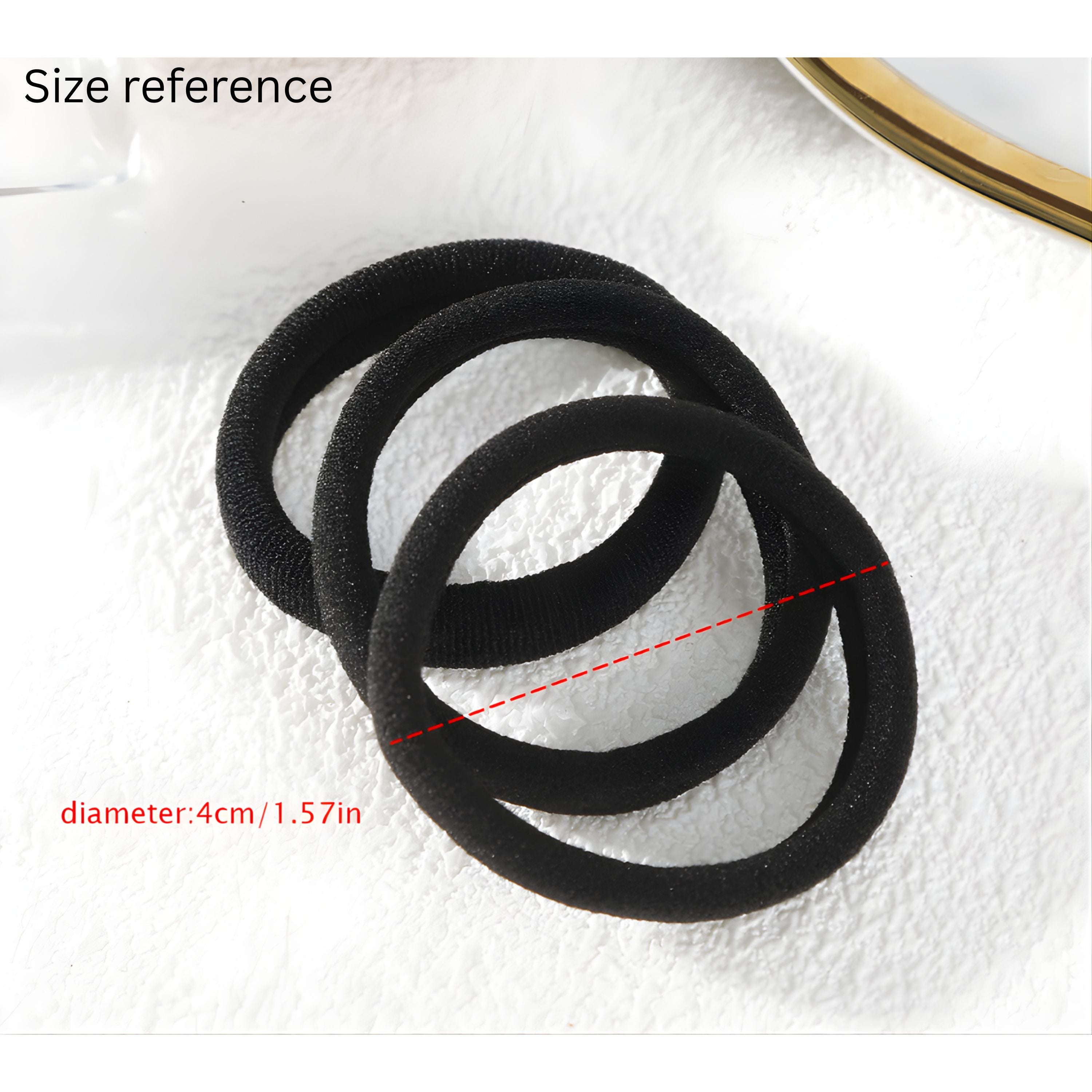 Kitcheniva 50 Pack Elastic Nylon Hair Tie Bands, Multicolor