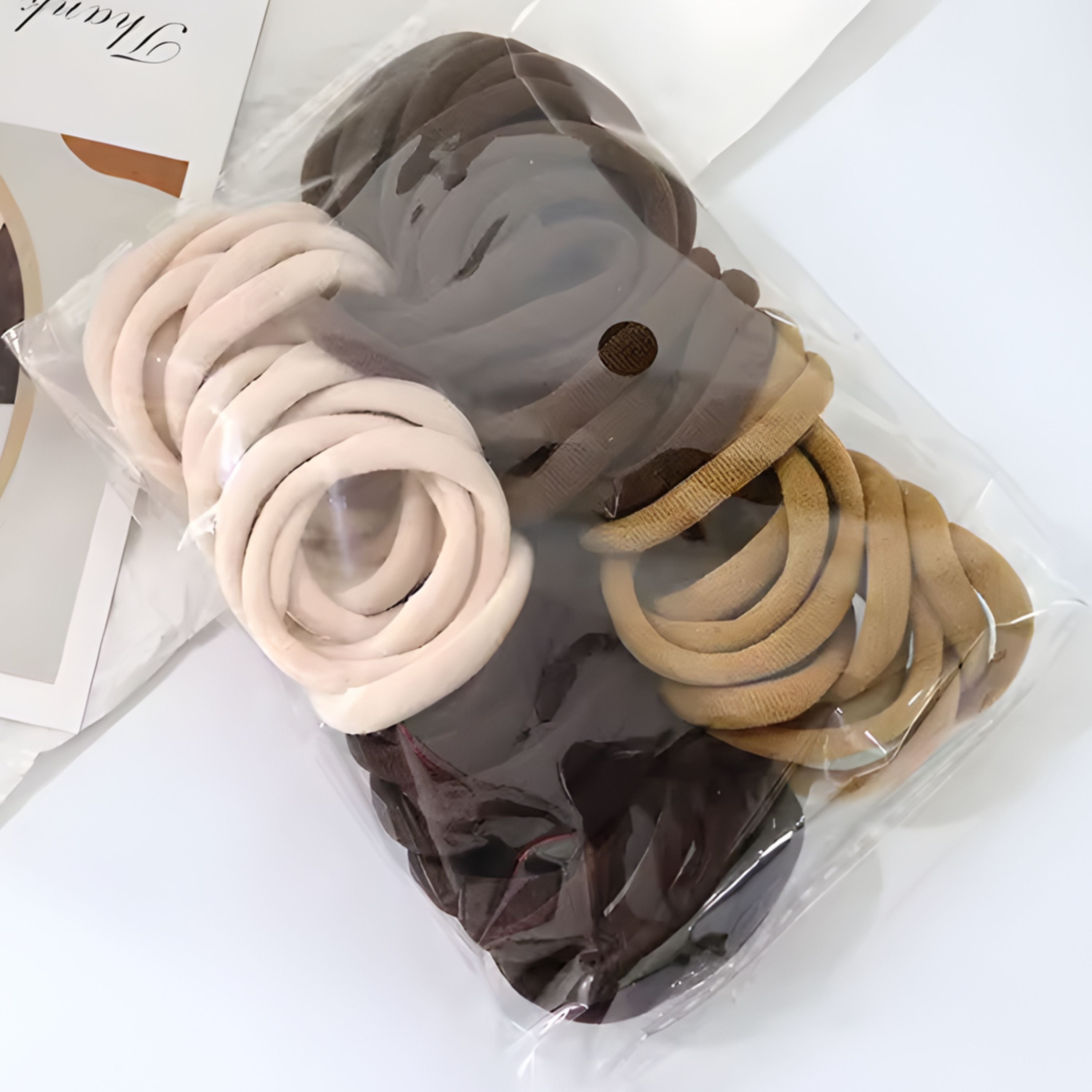 Kitcheniva 50 Pack Elastic Nylon Hair Tie Bands, Multicolor