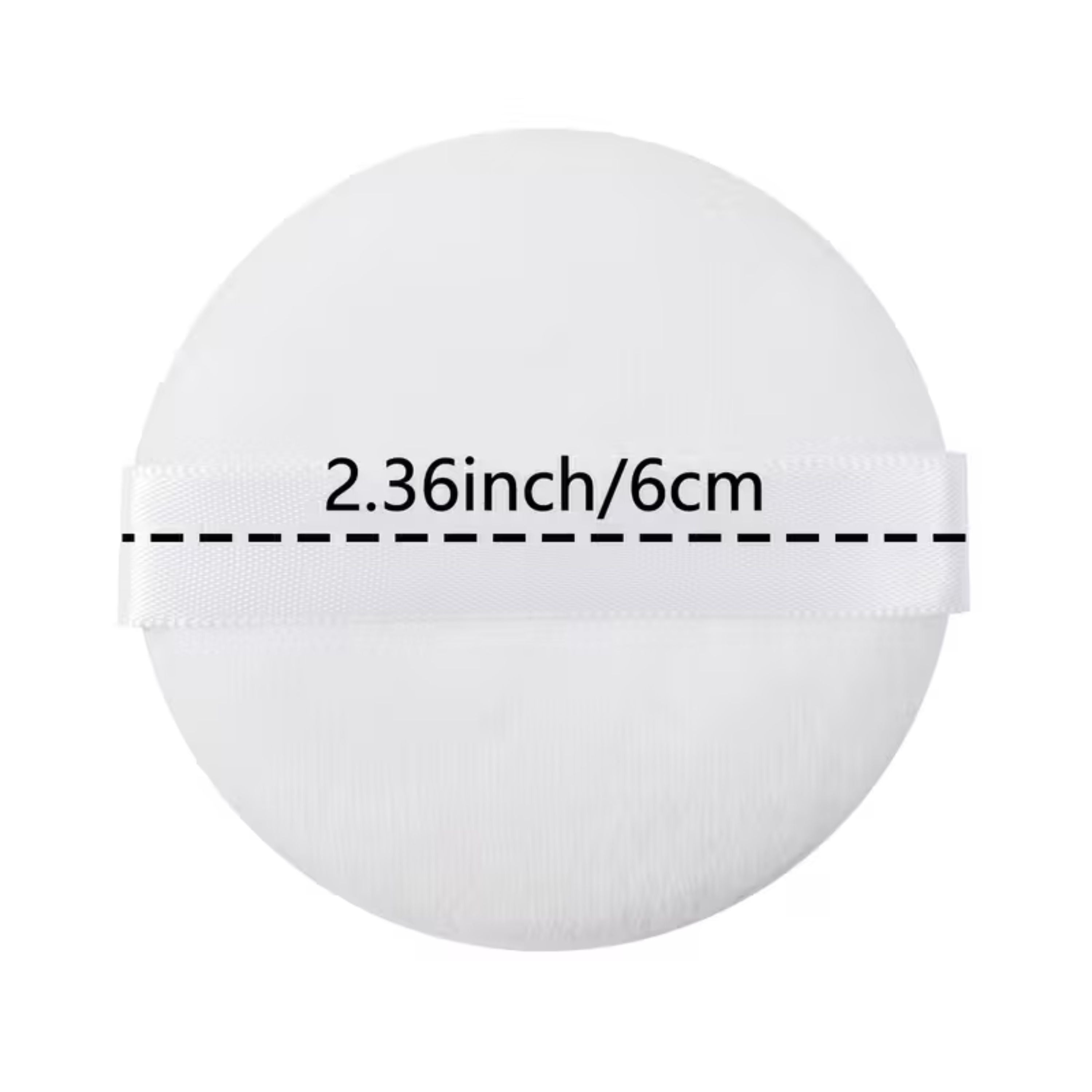 Kitcheniva 10 Pack Hydrophilic Makeup Puffs with Finger Strap, White