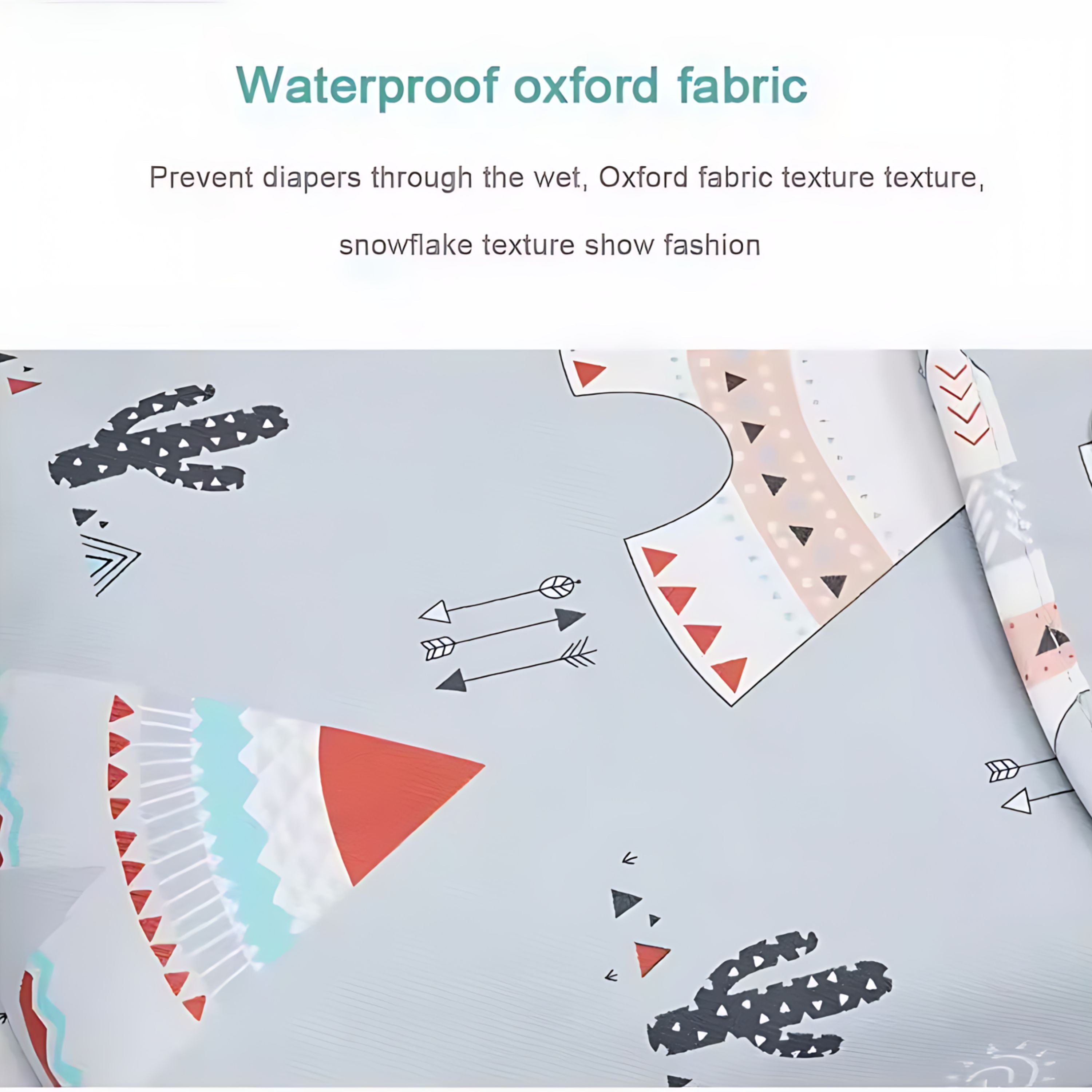 Kitcheniva Small Waterproof Baby Diaper Storage Bag, Cartoon Design