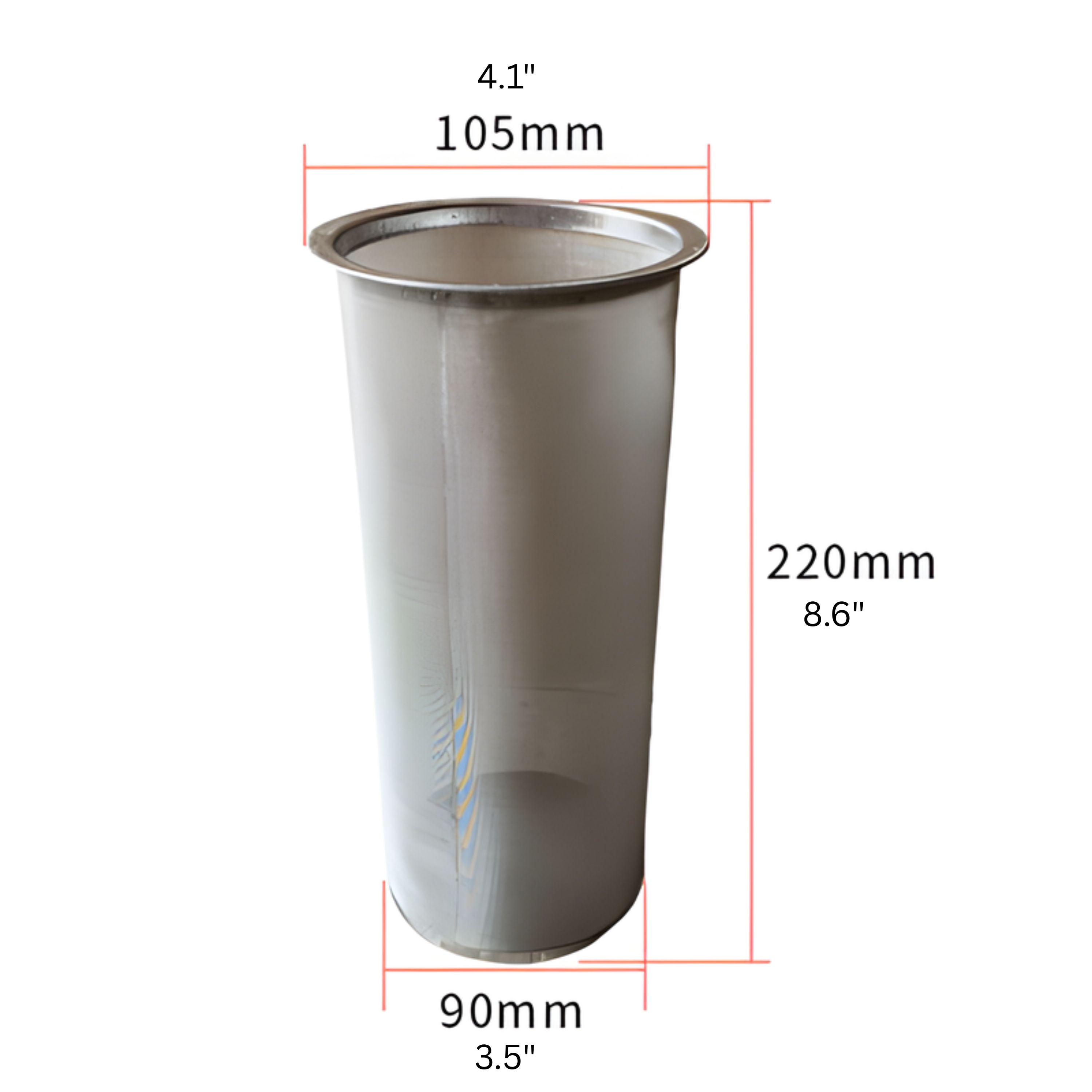 Kitcheniva Portable Cold Coffee Brewing Set - Includes Wide-Mouth Glass Bottle and Stainless Steel Mesh Filter