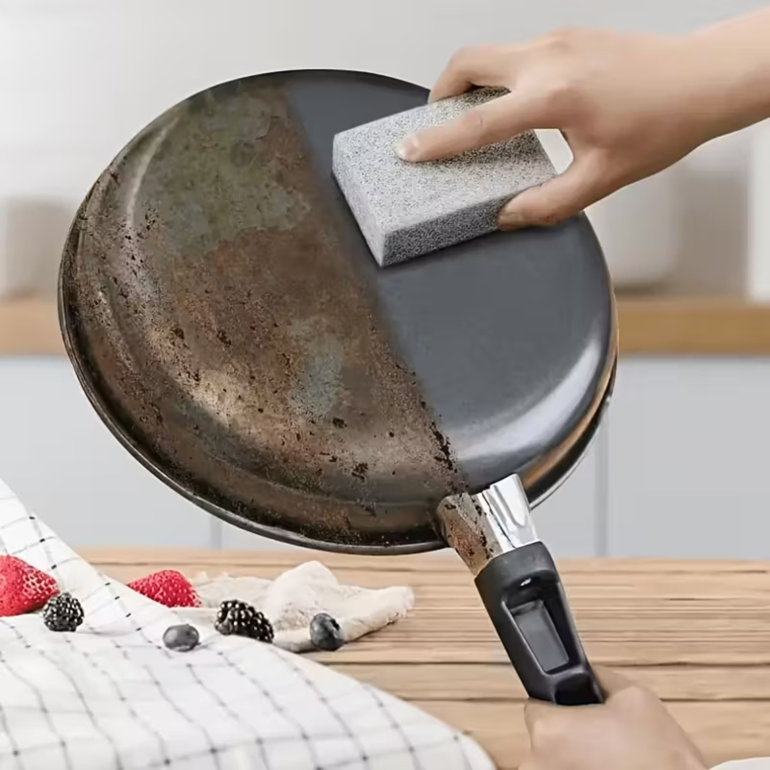 Kitcheniva Heavy-Duty Grill Cleaning Brick 4 Pcs