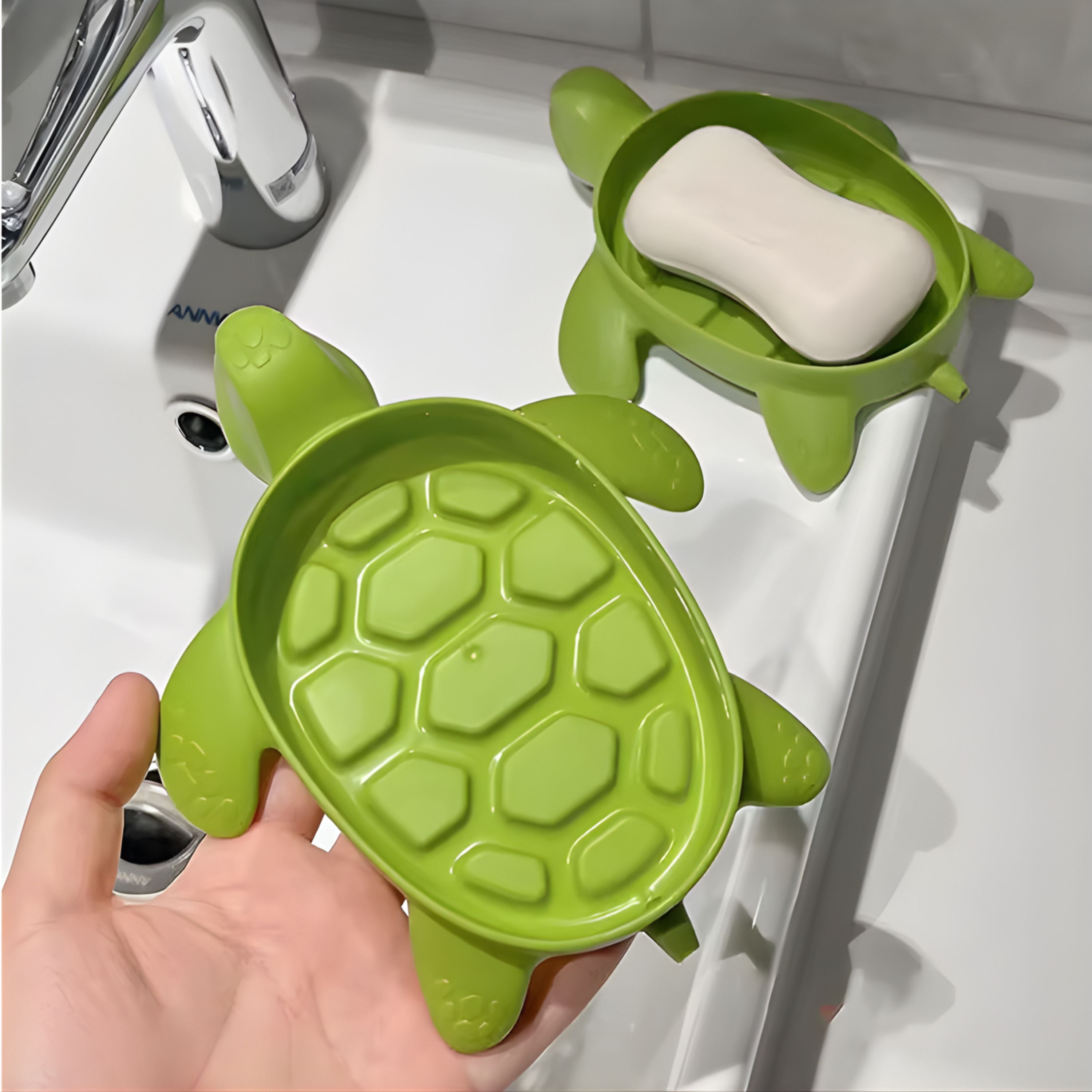 Kitcheniva Self-Draining Turtle Soap Dish 1 Pcs