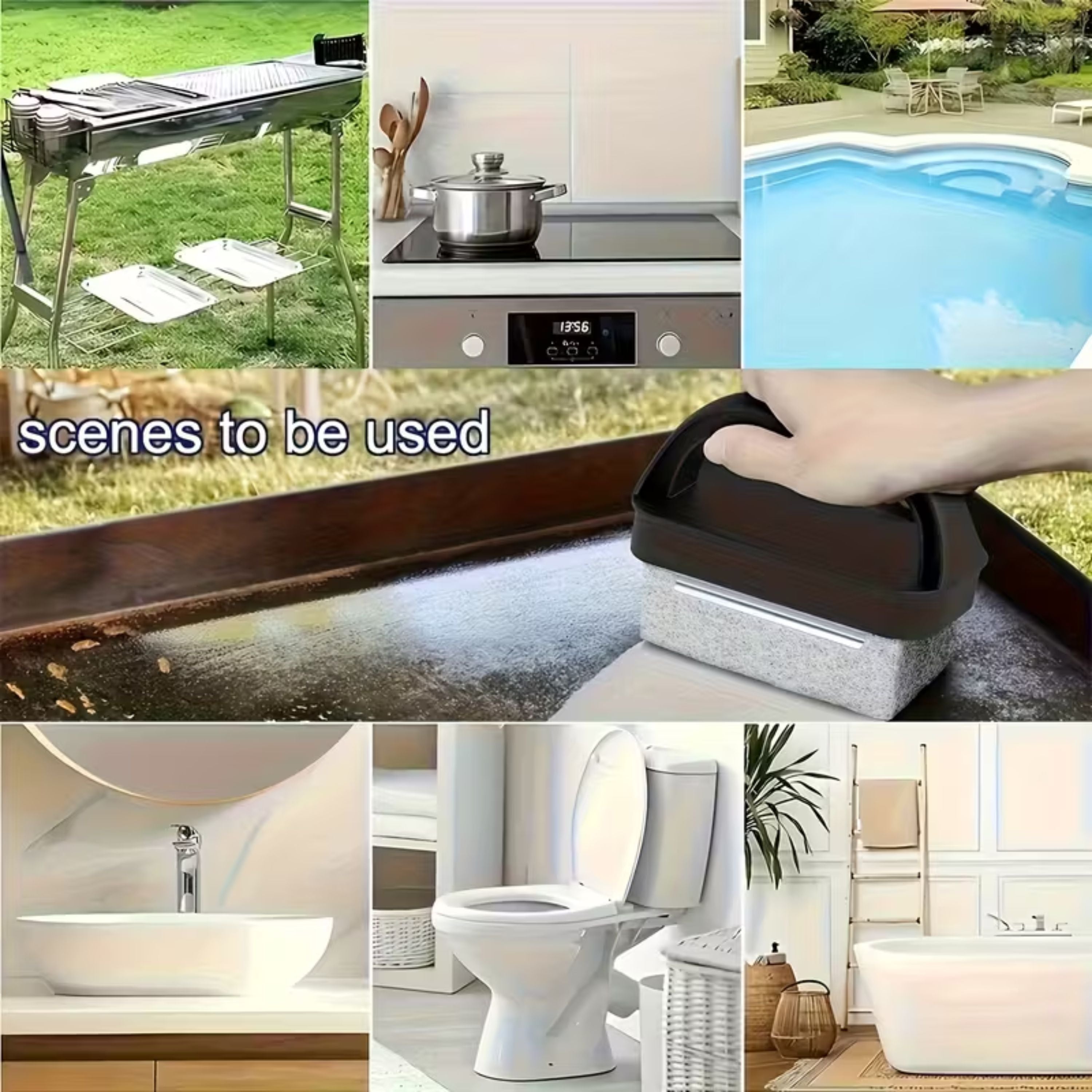 Kitcheniva Heavy-Duty Grill & Pot Cleaning Set 13 Pcs