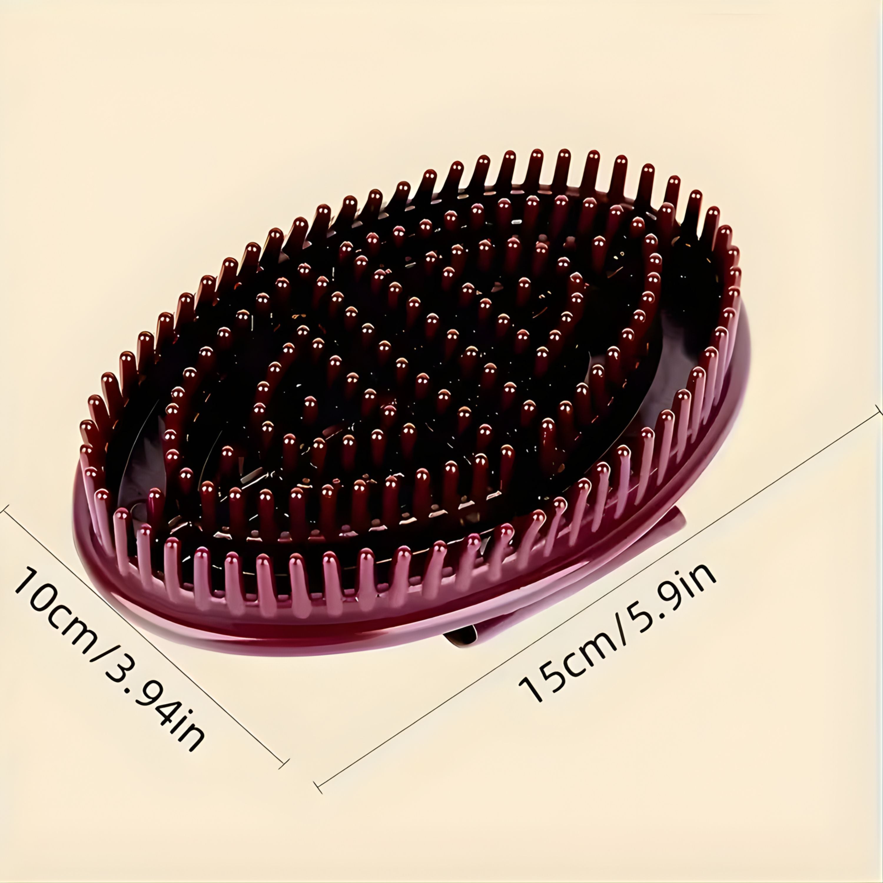 Kitcheniva Silicone Scalp Massage Shampoo Shower Hairbrush 2 Pcs