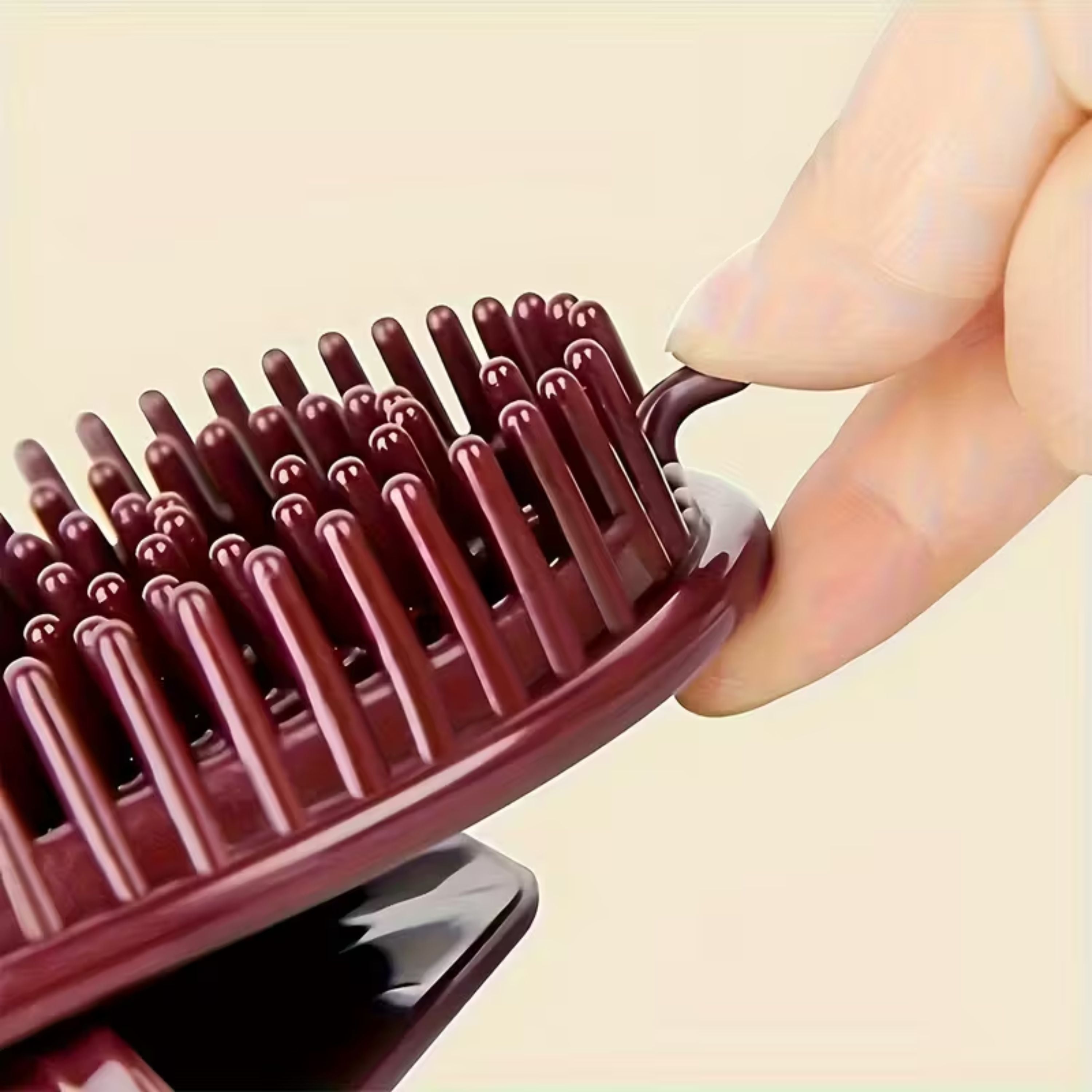 Kitcheniva Silicone Scalp Massage Shampoo Shower Hairbrush 2 Pcs