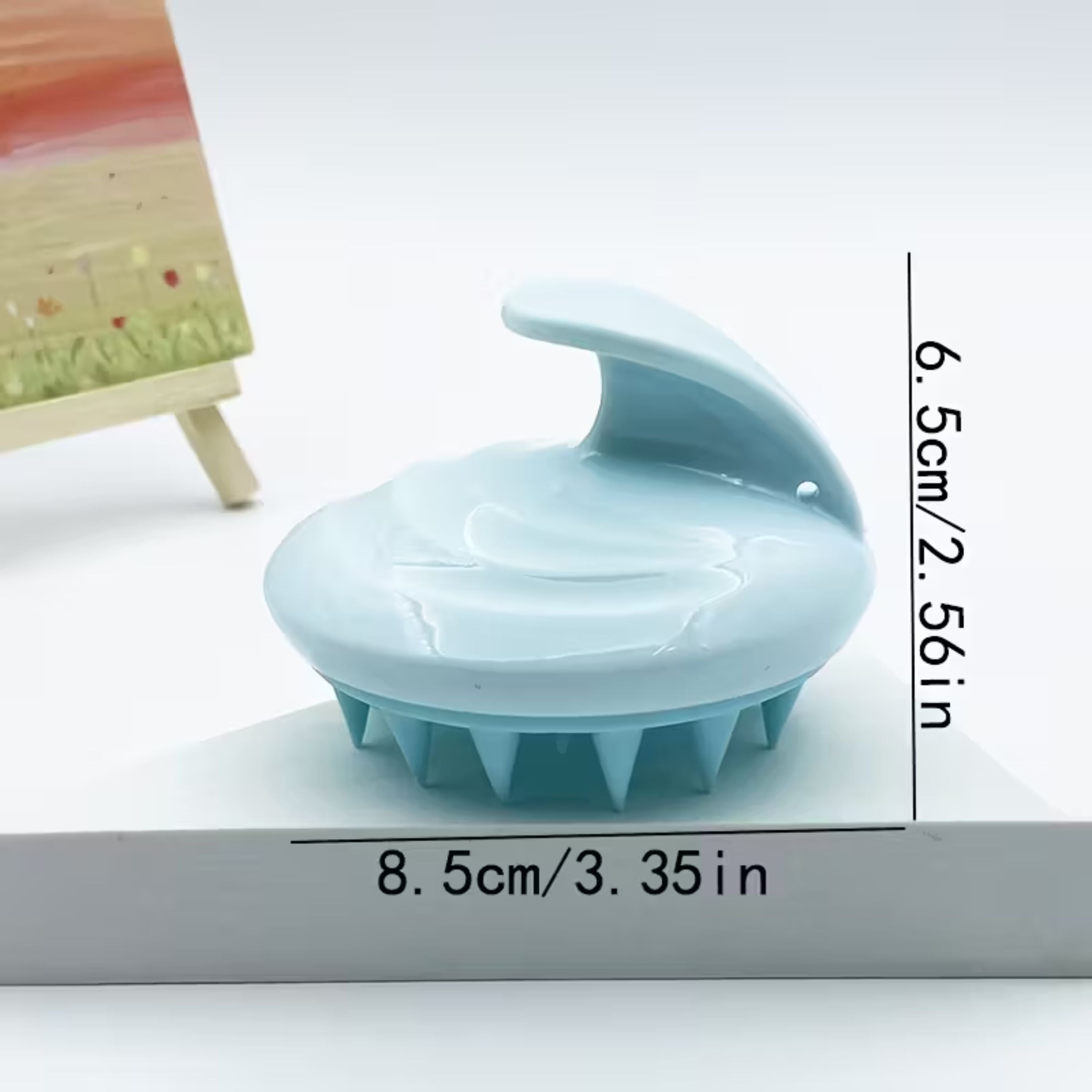 Kitcheniva Silicone Hair Scalp Massage Brush 1 Pcs, Blue