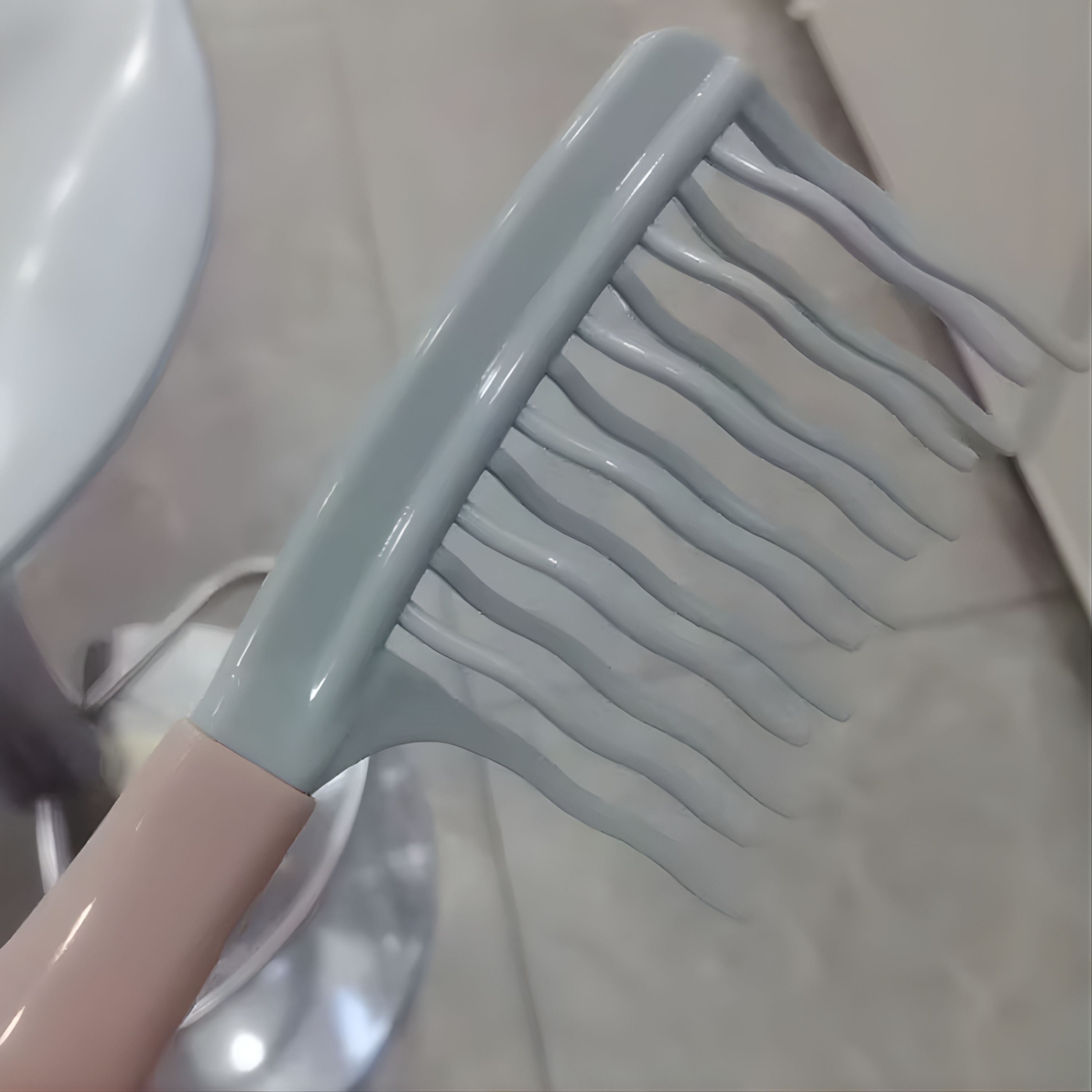 Kitcheniva Dual Wide Tooth Detangling Hair Comb 1 Pcs, Ocean Green