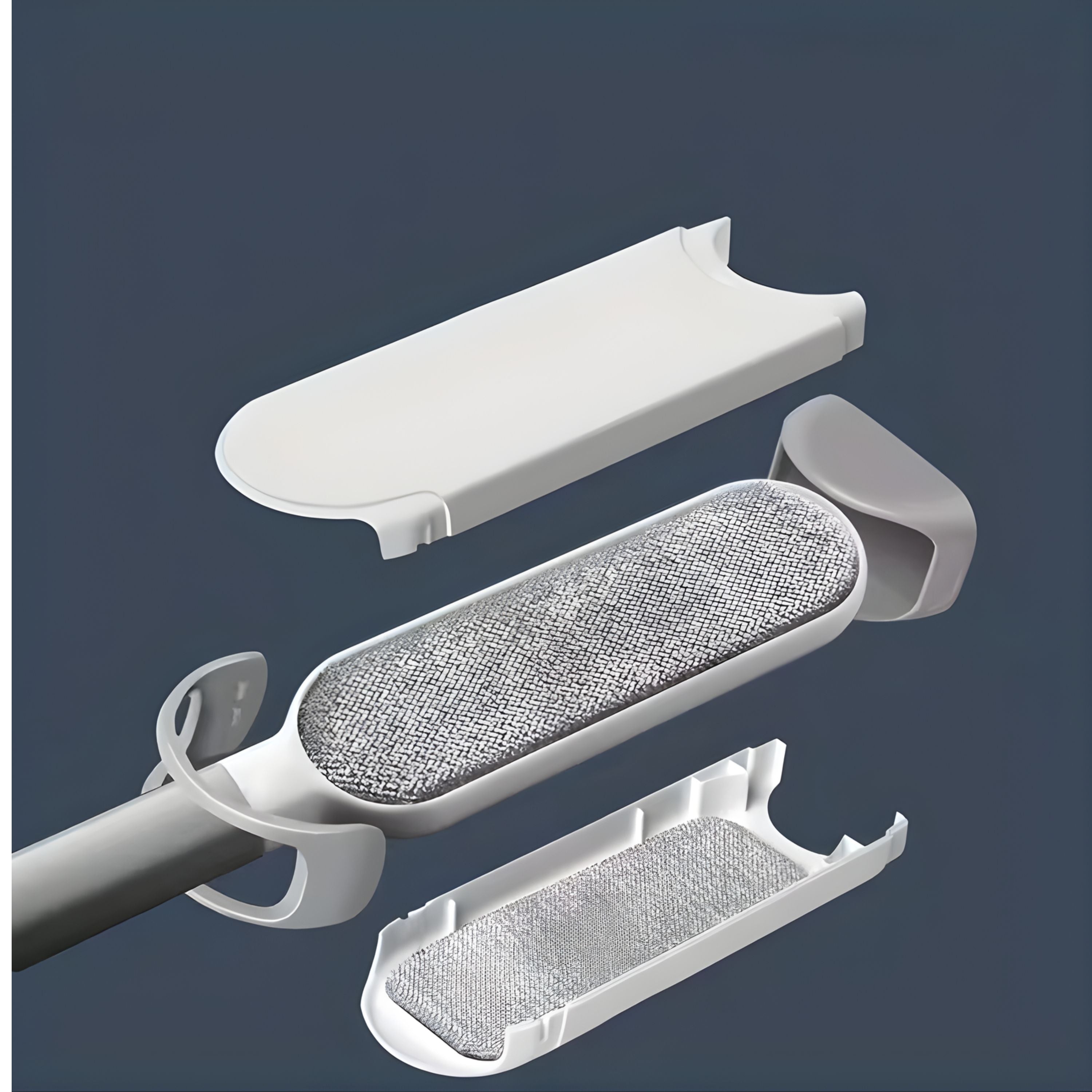 Kitcheniva Large Double-Sided Lint Remover with Self-Cleaning Base - Removes Pet Hair, Lint, Dust